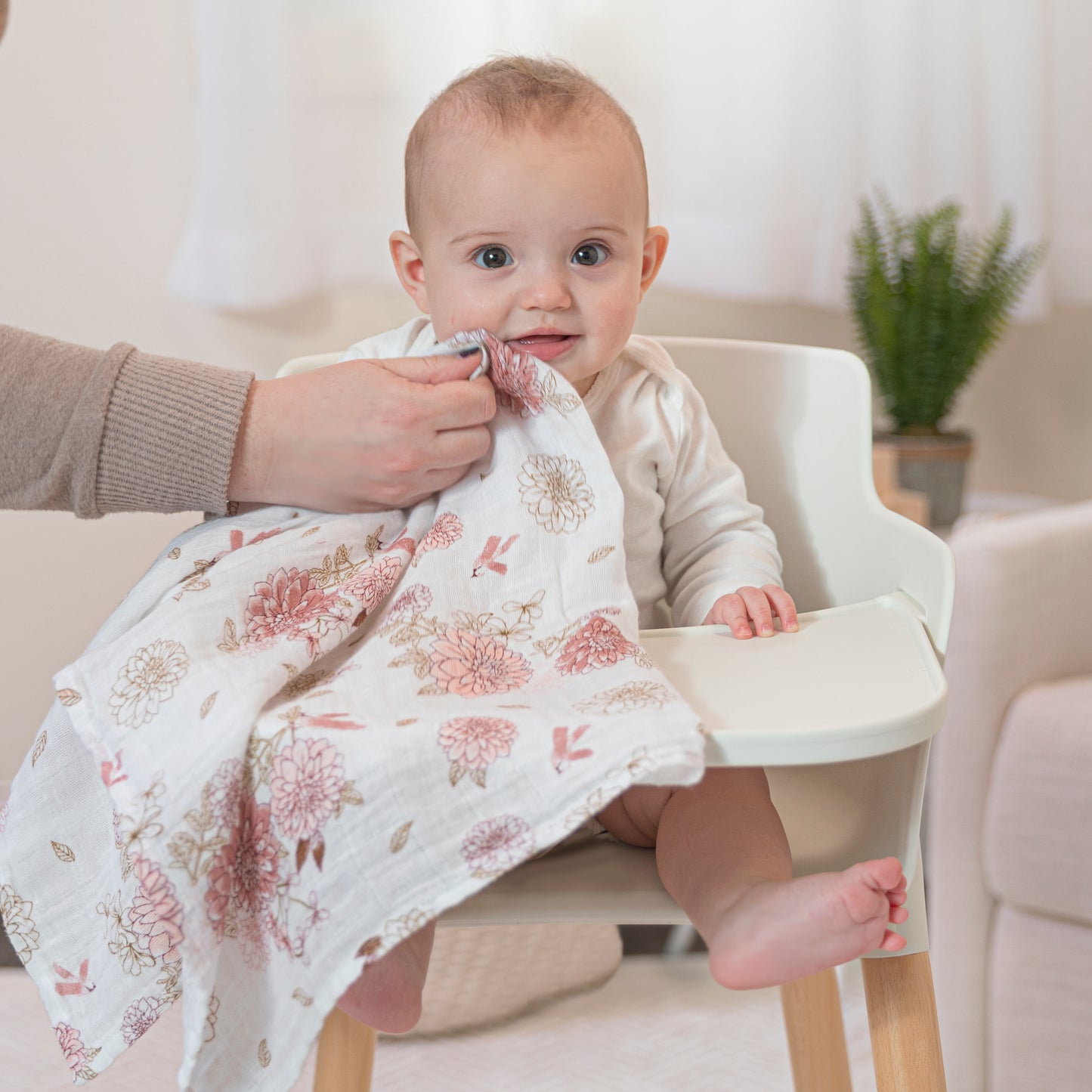 aden + anais™ organic cotton muslin merliukai (3 vnt.)