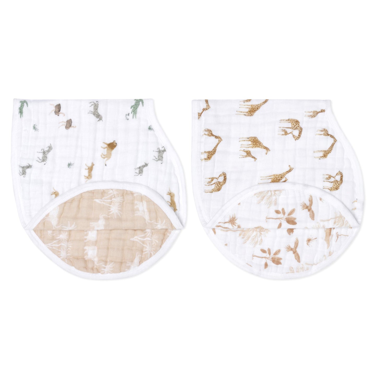 aden + anais™ Organic burpy bib seilinukas (2 vnt.)