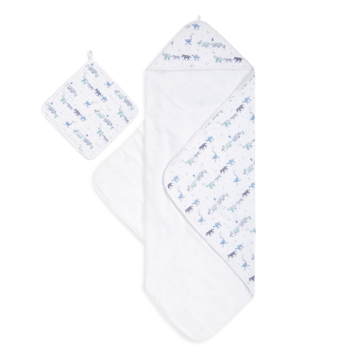 aden + anais™ boutique cotton rankšluostis + plaušinė