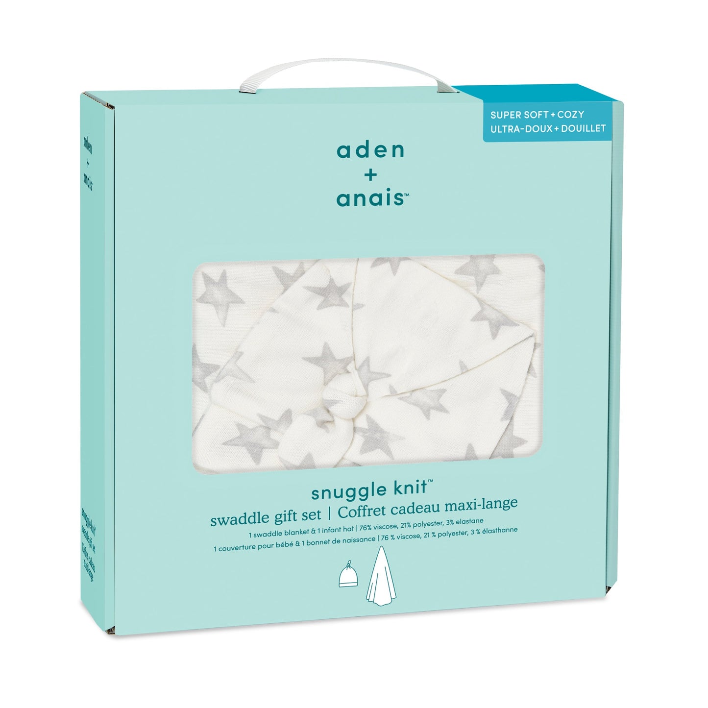 aden + anais SNUGGLE KNIT™ naujagimio rinkinys