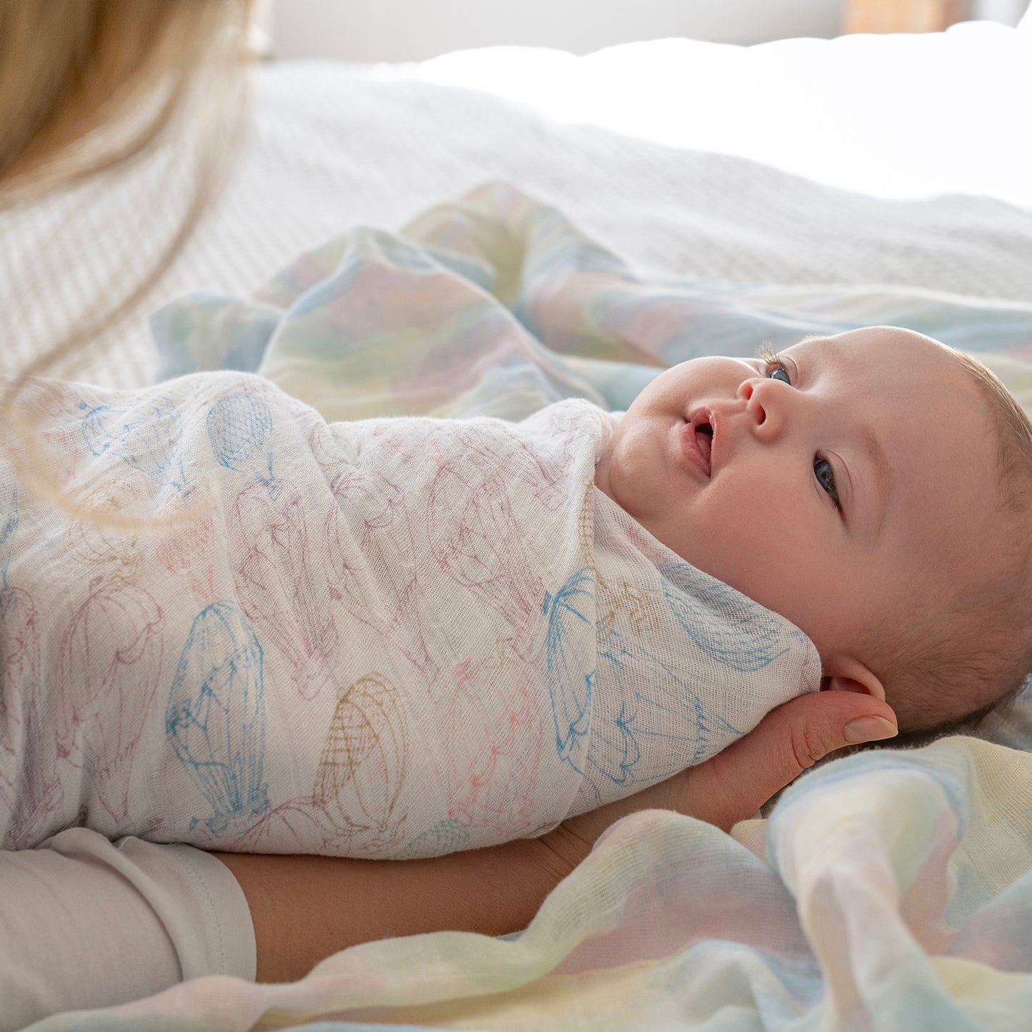 aden + anais™ organic muslin vystyklai (2 vnt.)
