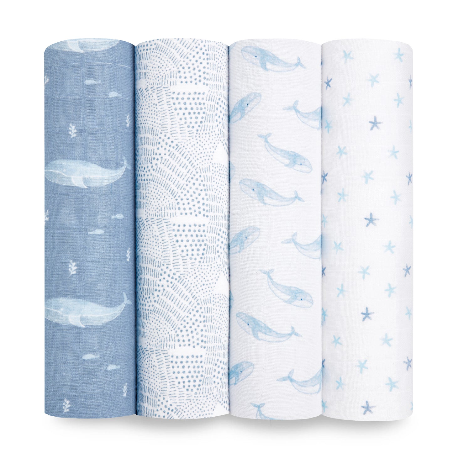 aden + anais™ Organic muslin vystyklai (4 vnt.)
