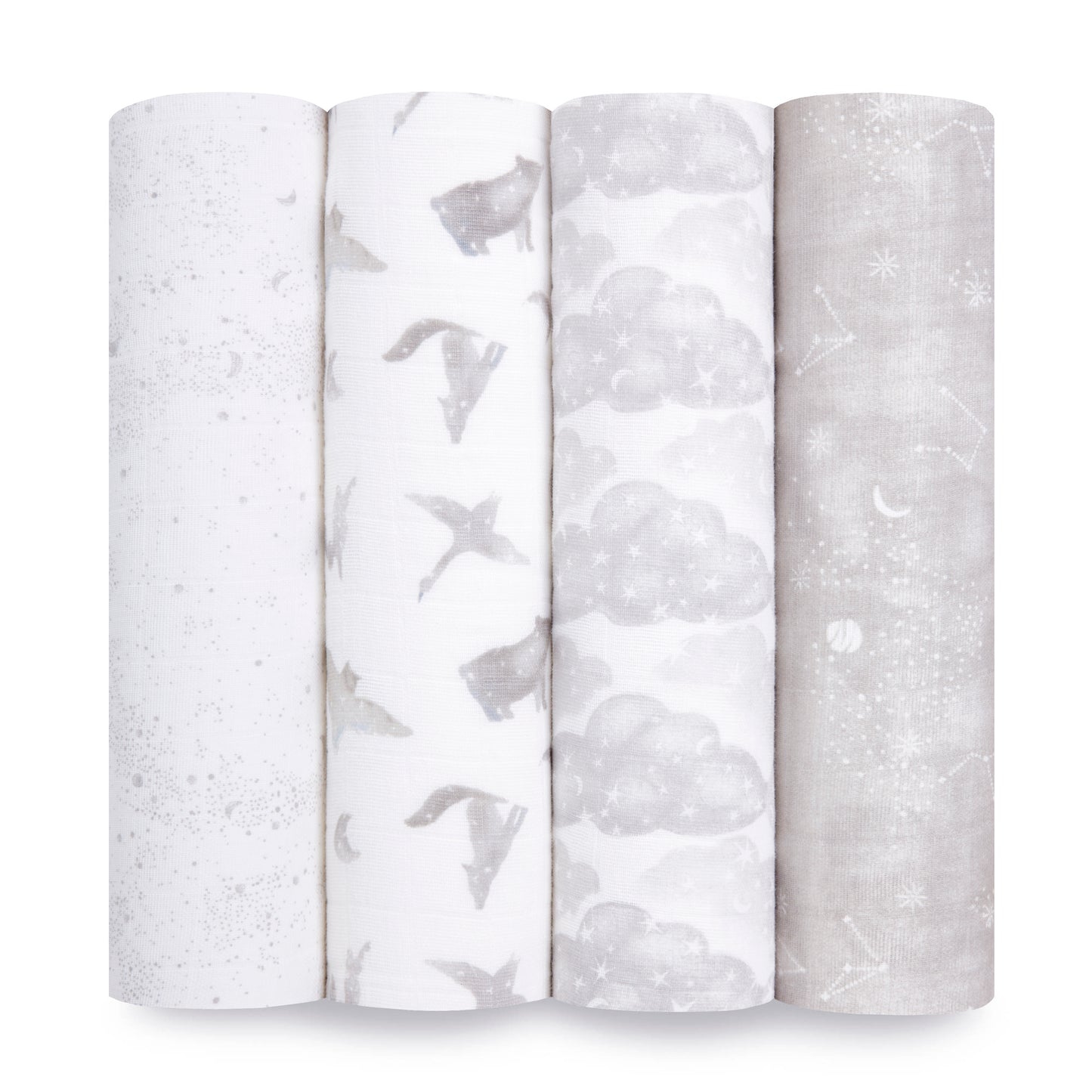 aden + anais™ Organic muslin vystyklai (4 vnt.)