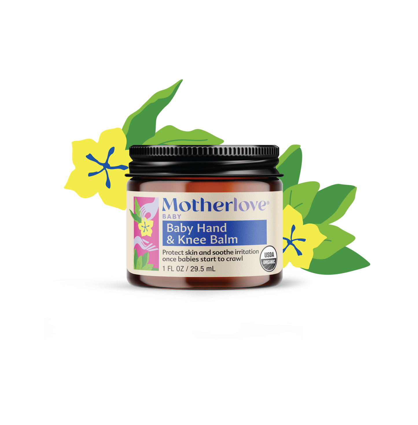 Motherlove® Baby Hand & Knee Balm balzamas