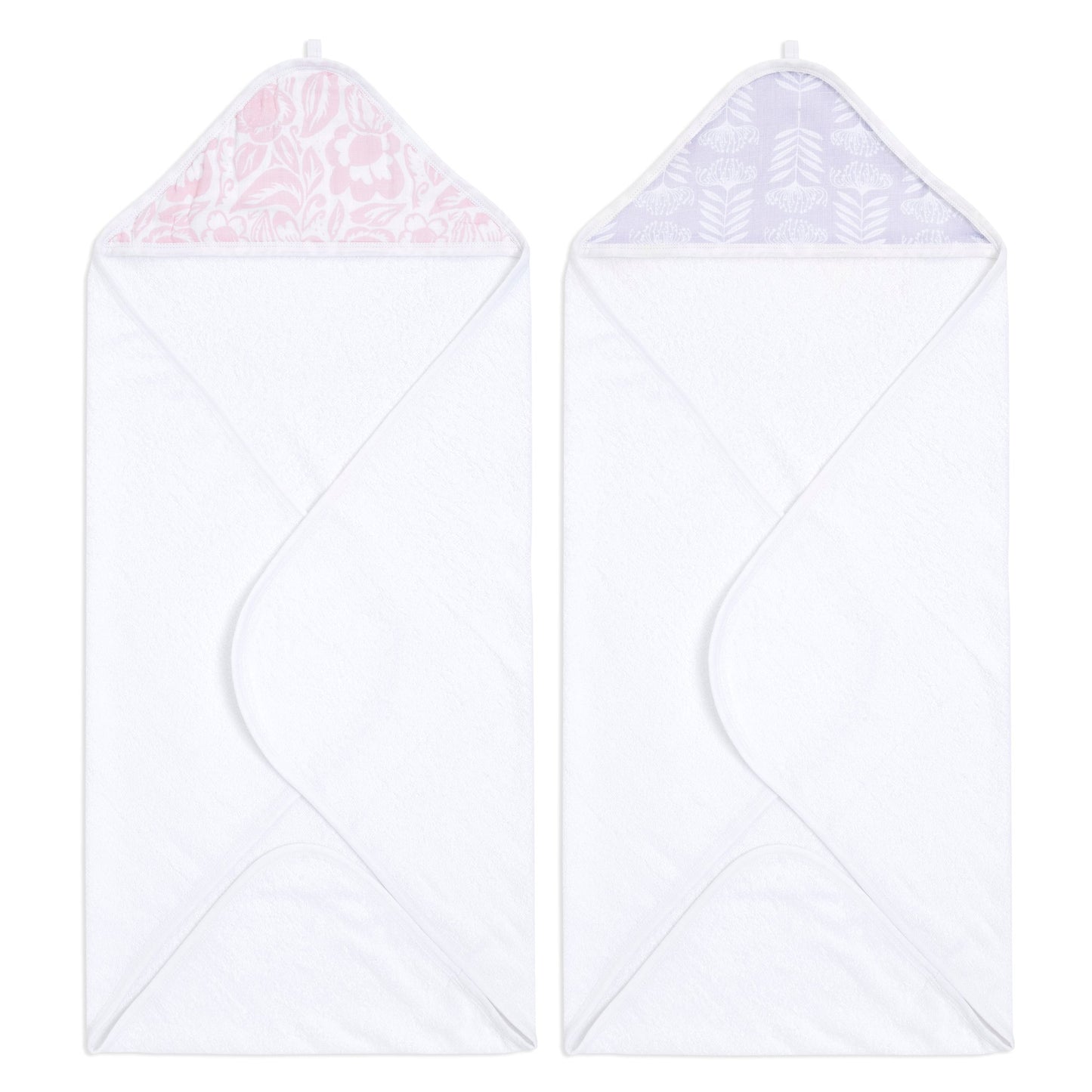 aden + anais™ essentials rankšluosčiai su gobtuvu (2 vnt.)