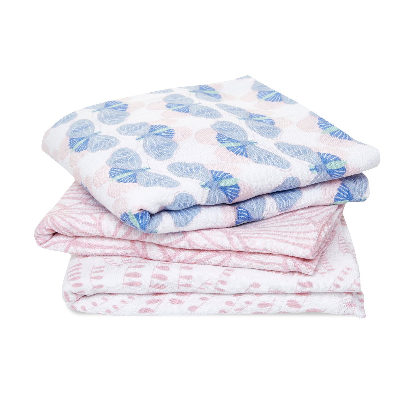 aden + anais™ organic cotton muslin merliukai (3 vnt.)