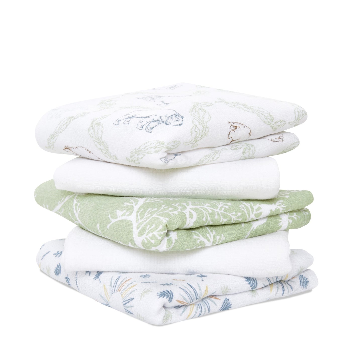 aden + anais™ essentials classic muslin merliukai (5 vnt.)