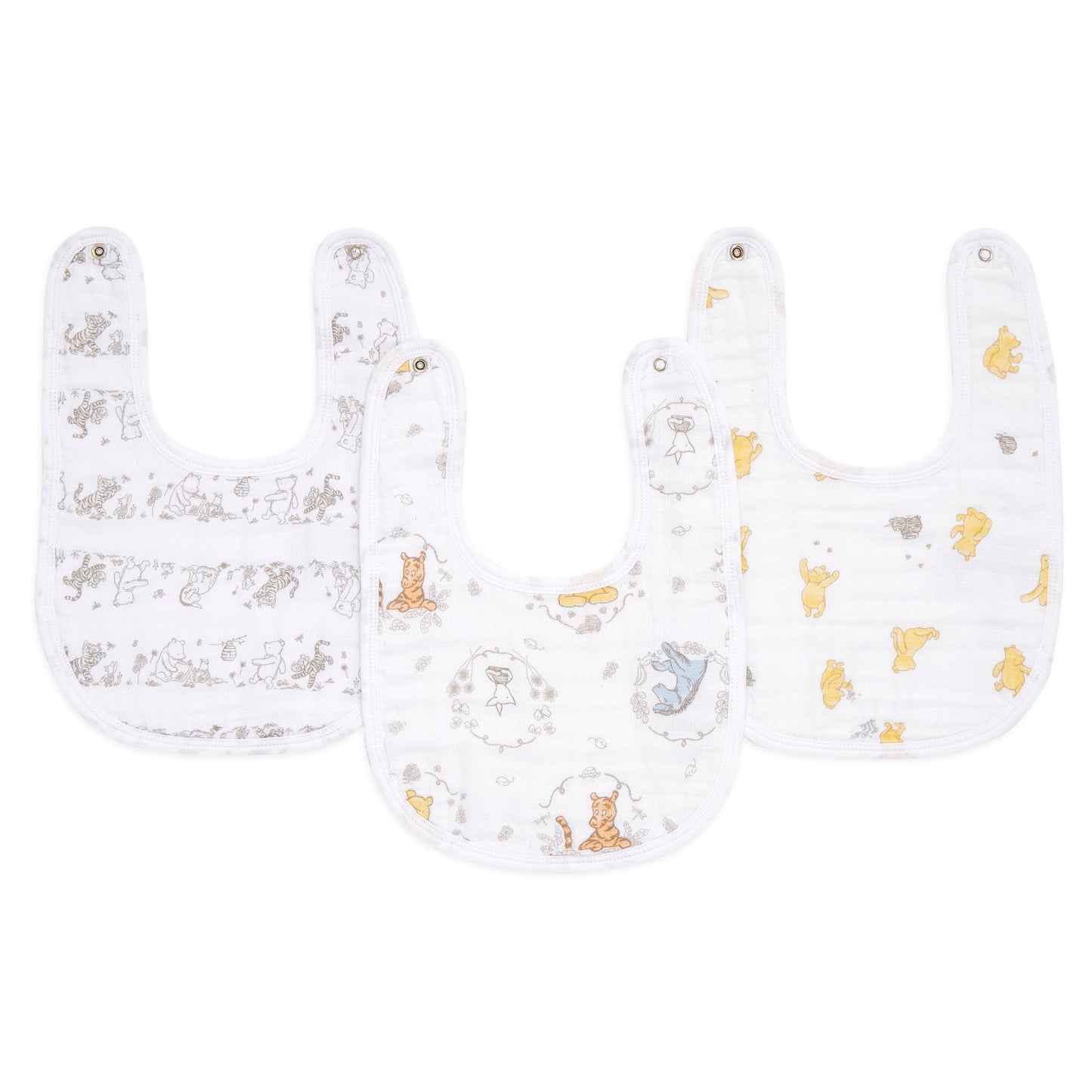 aden + anais™ snap bibs užsegami seilinukai (3 vnt.)
