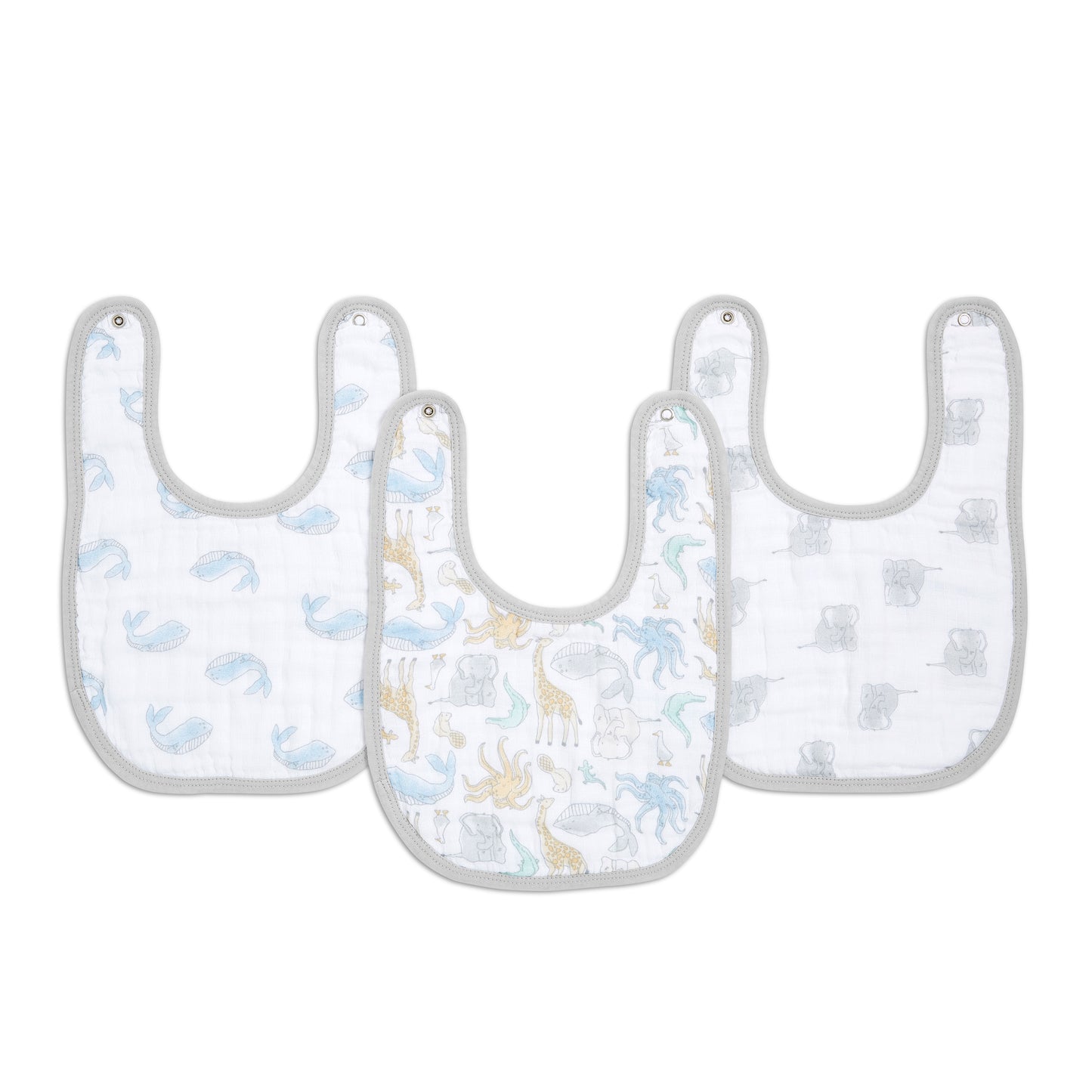 aden + anais™ snap bibs užsegami seilinukai (3 vnt.)