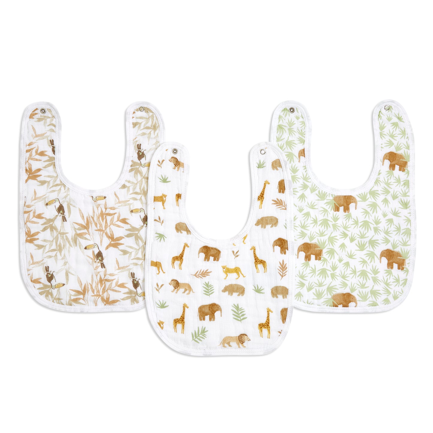 aden + anais™ snap bibs užsegami seilinukai (3 vnt.)