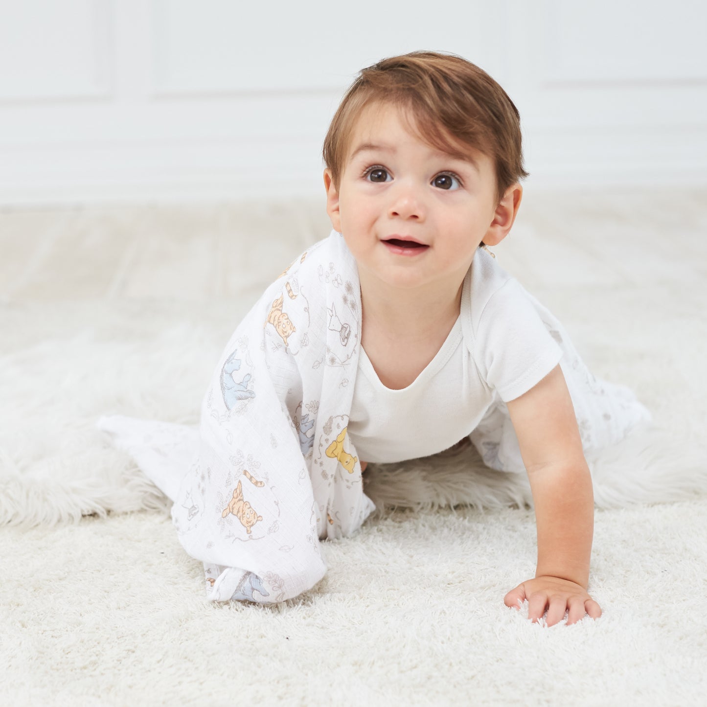 aden + anais™ organic cotton muslin merliukai (3 vnt.)