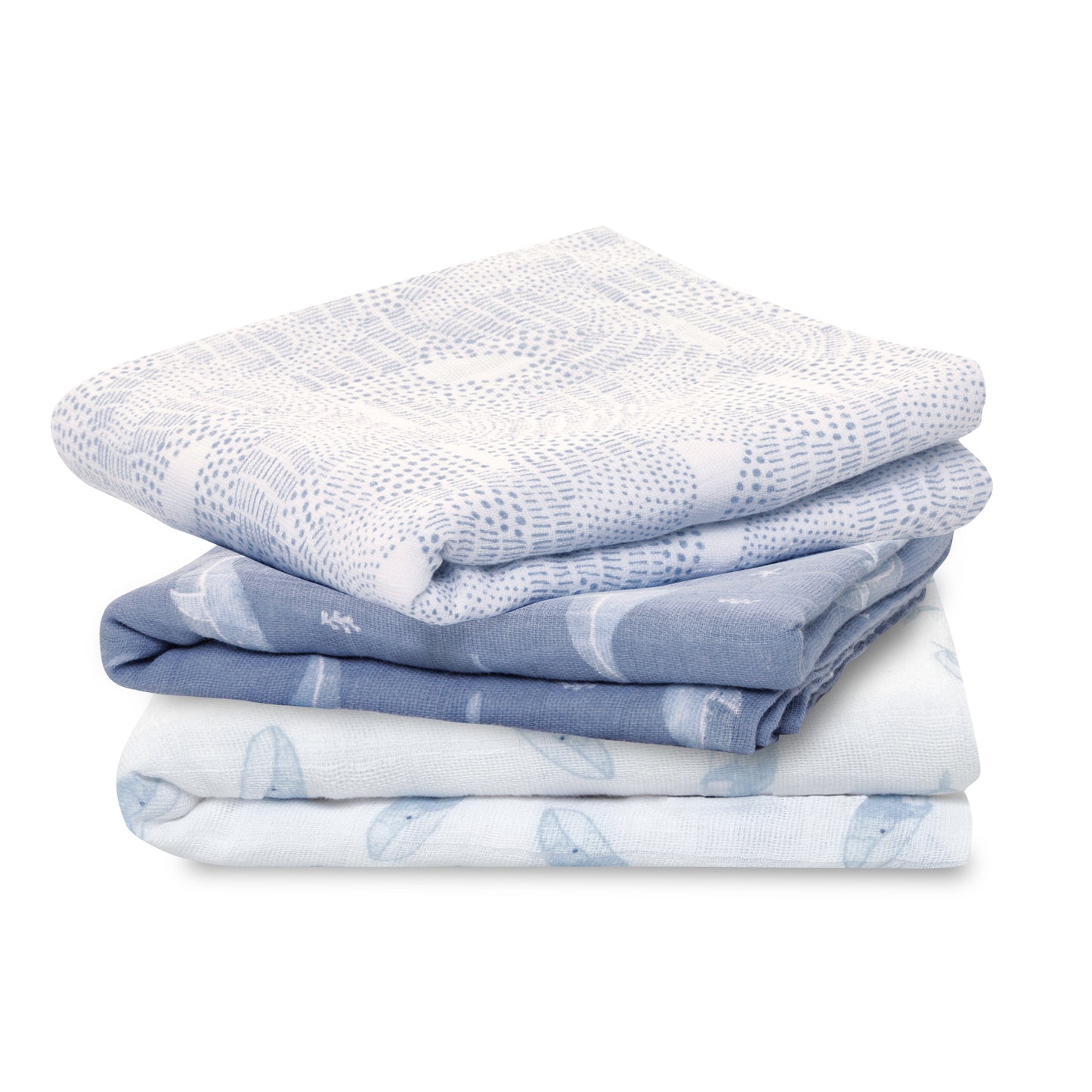 aden + anais™ organic cotton muslin merliukai (3 vnt.)