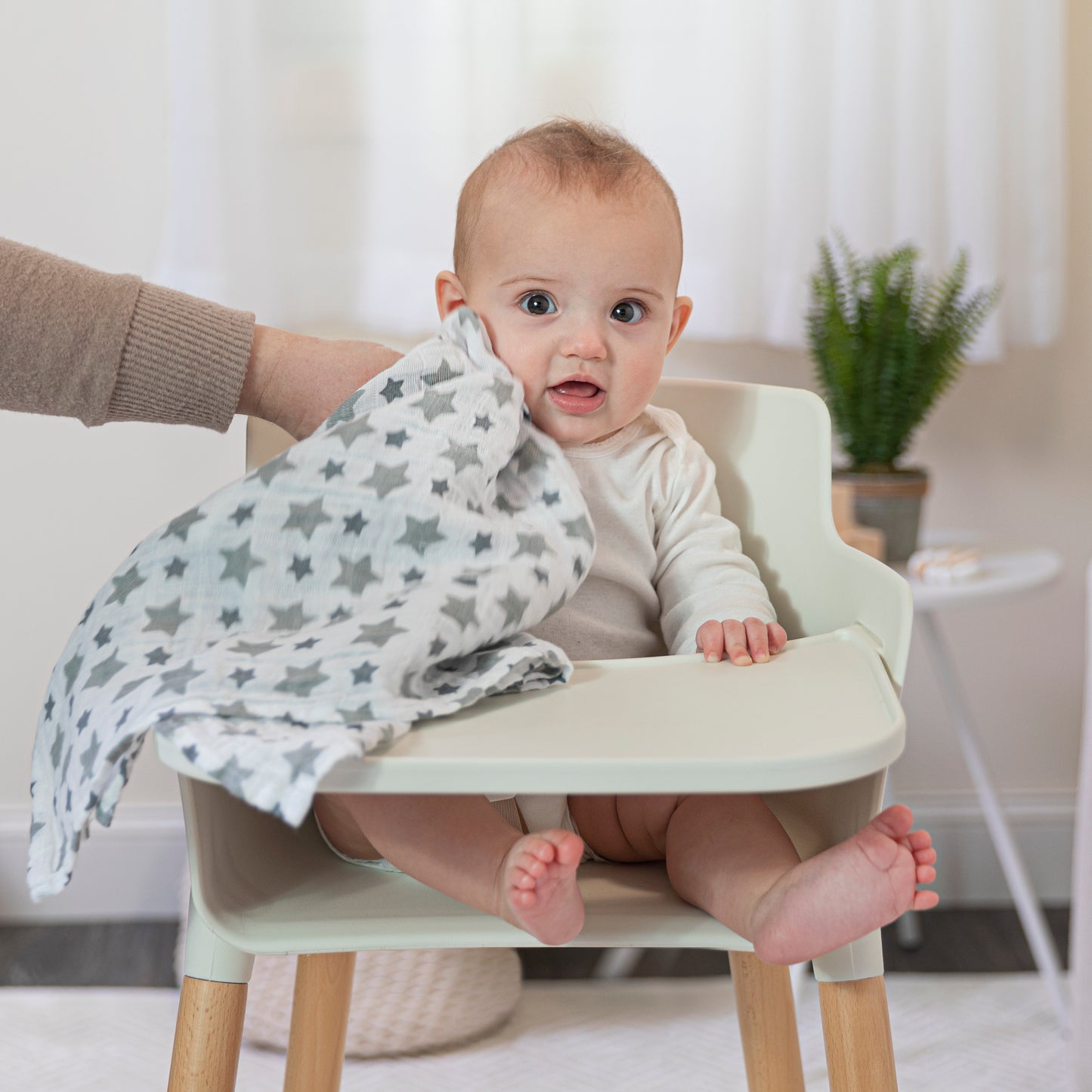 aden + anais™ organic cotton muslin merliukai (3 vnt.)