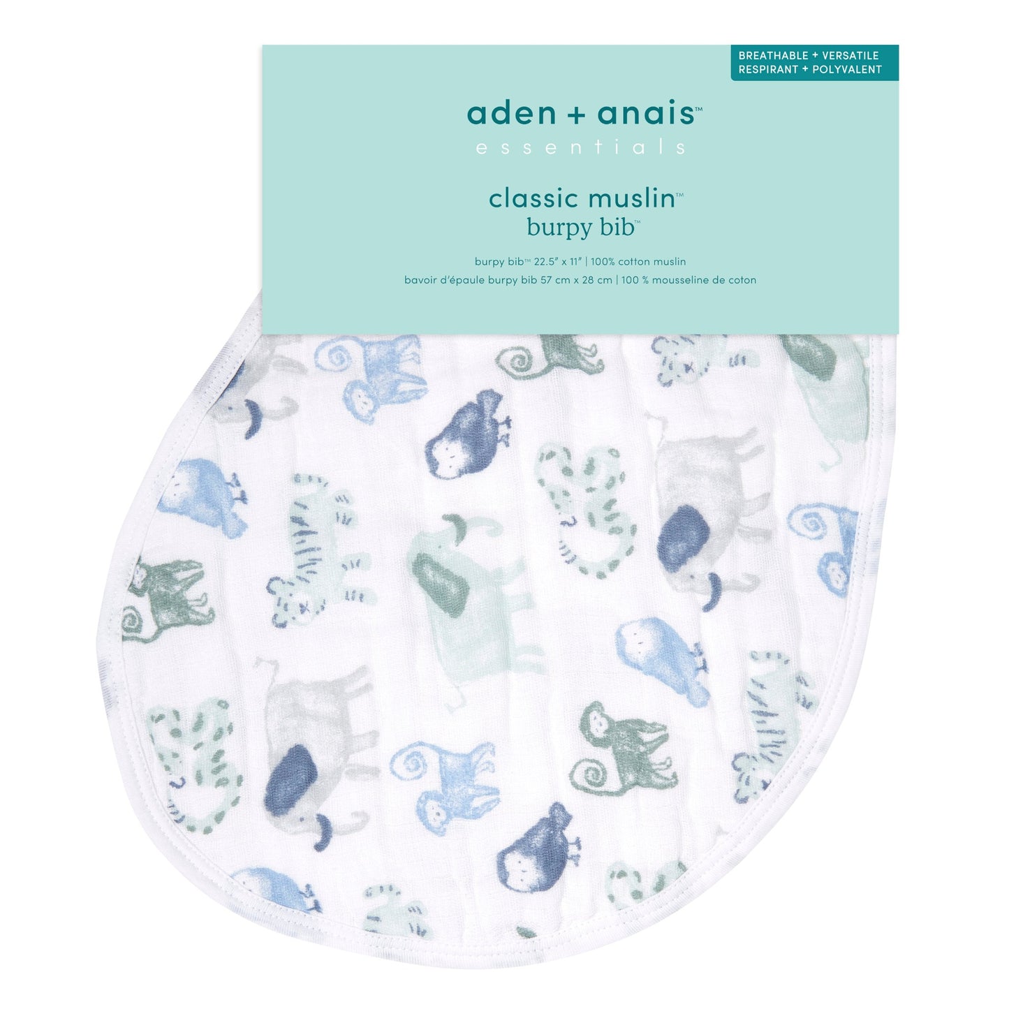 aden + anais™ essentials burpy bib seilinukas - Tiny Humans
