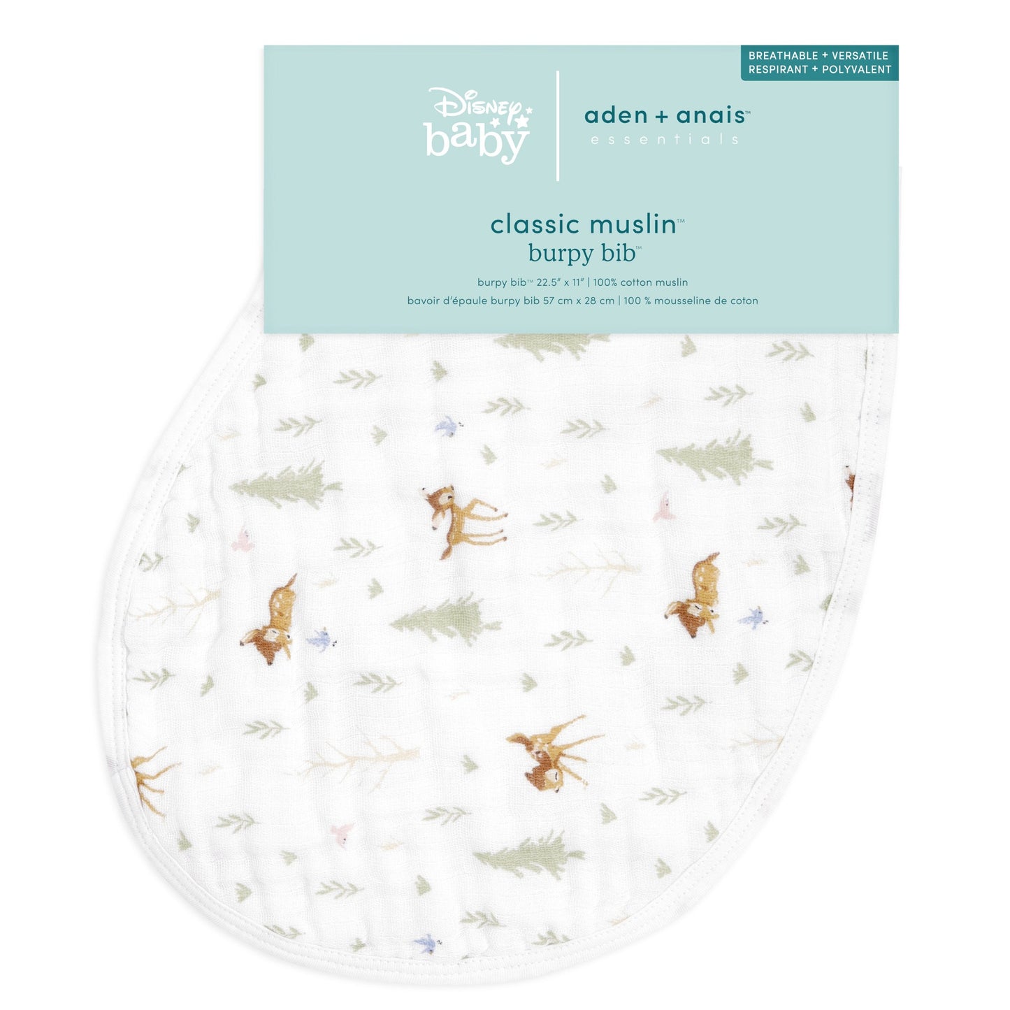 aden + anais™ essentials burpy bib seilinukas - Tiny Humans