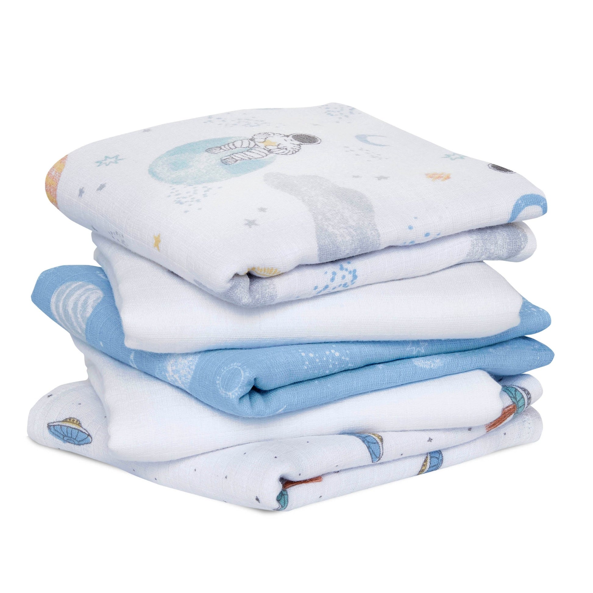 aden + anais™ essentials classic muslin merliukai (5 vnt.) - Tiny Humans