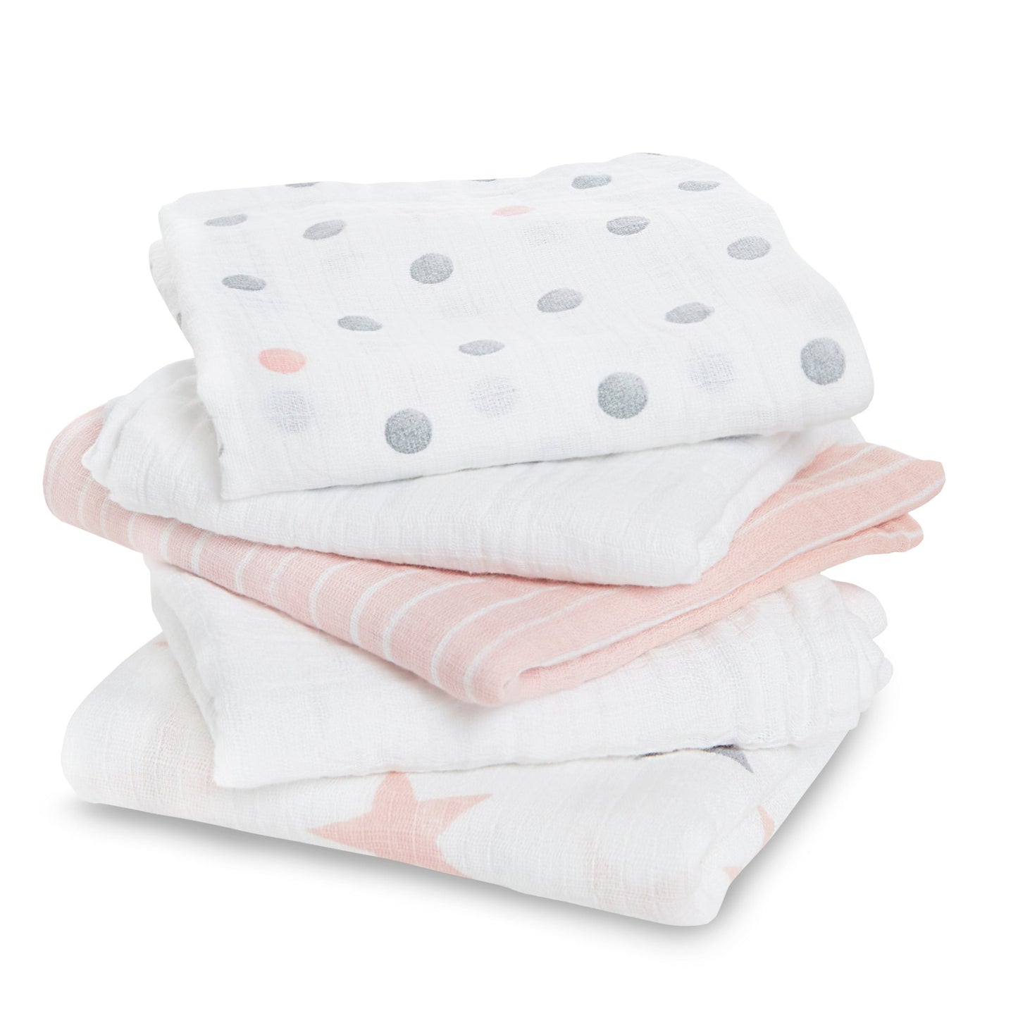 aden + anais™ essentials classic muslin merliukai (5 vnt.) - Tiny Humans