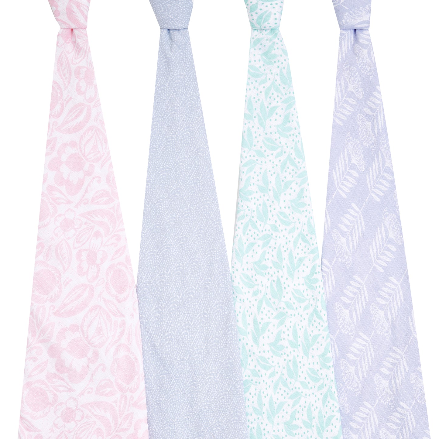 aden + anais™ essentials cotton muslin vystyklai (4 vnt.) - Tiny Humans