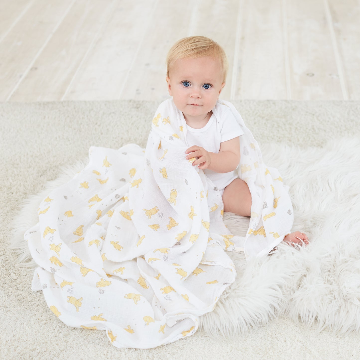 aden + anais™ essentials cotton muslin vystyklai (4 vnt.) - Tiny Humans
