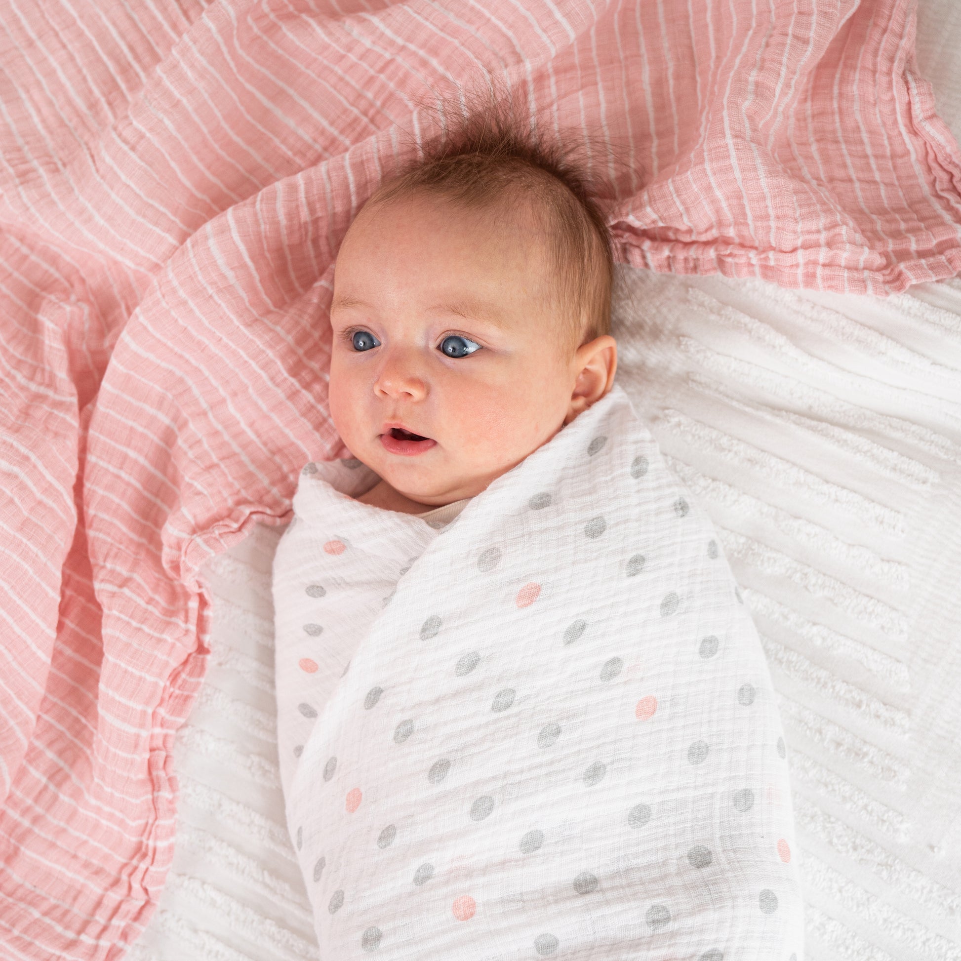 aden + anais™ essentials cotton muslin vystyklai (4 vnt.) - Tiny Humans