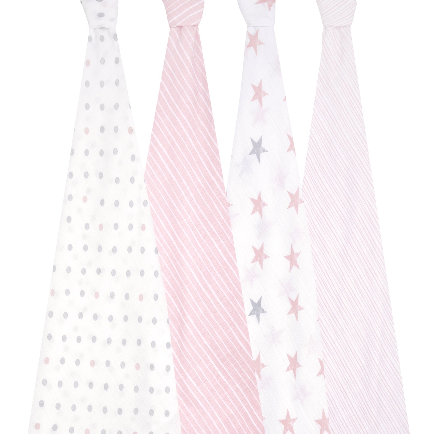 aden + anais™ essentials cotton muslin vystyklai (4 vnt.) - Tiny Humans