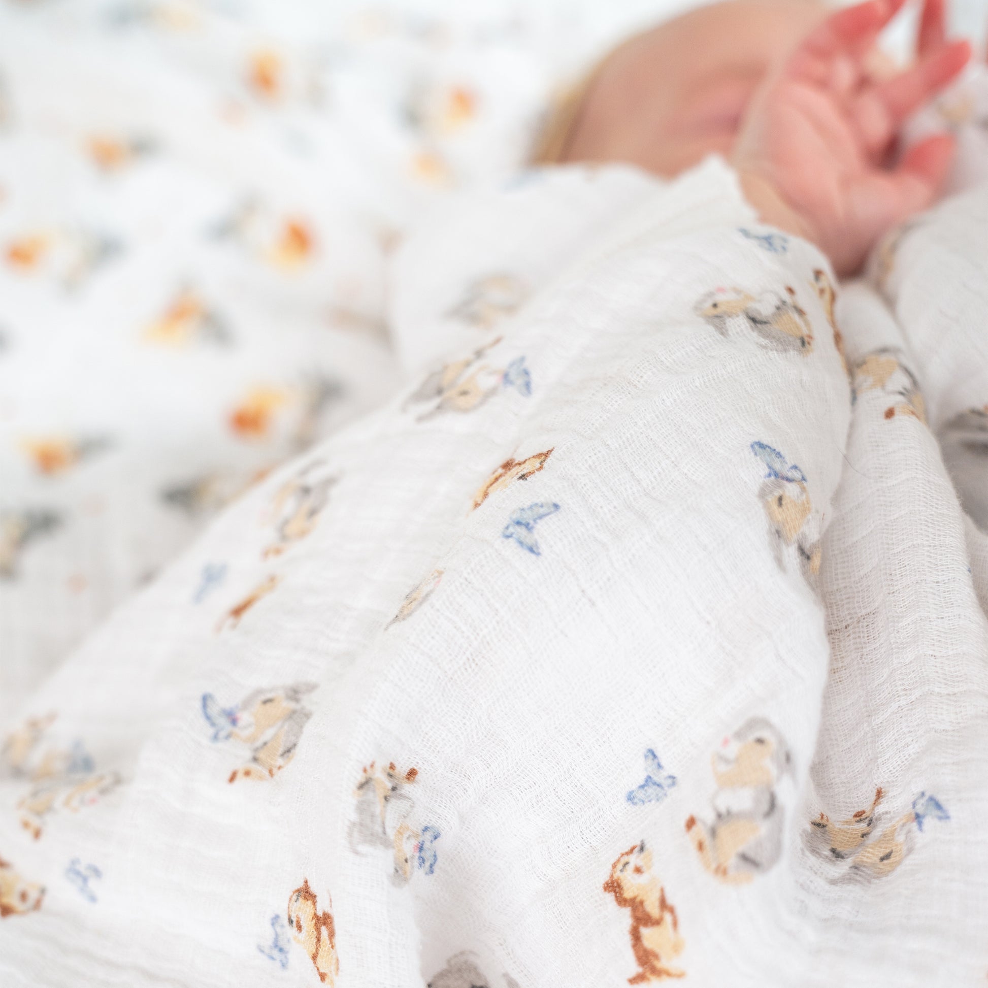 aden + anais™ essentials cotton muslin vystyklai (4 vnt.) - Tiny Humans