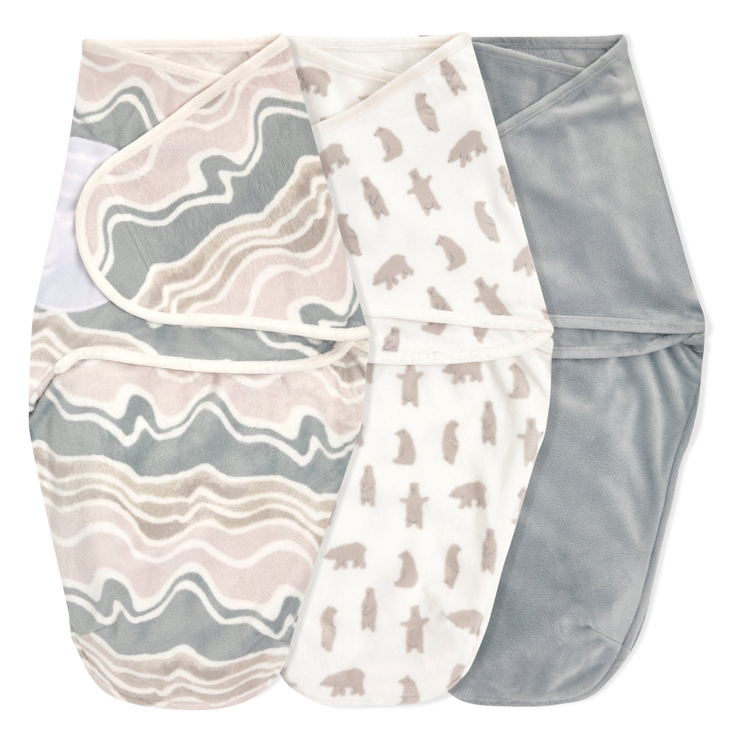 aden + anais™ essentials Velboa Easy Wrap vystyklai (3vnt.) - Tiny Humans