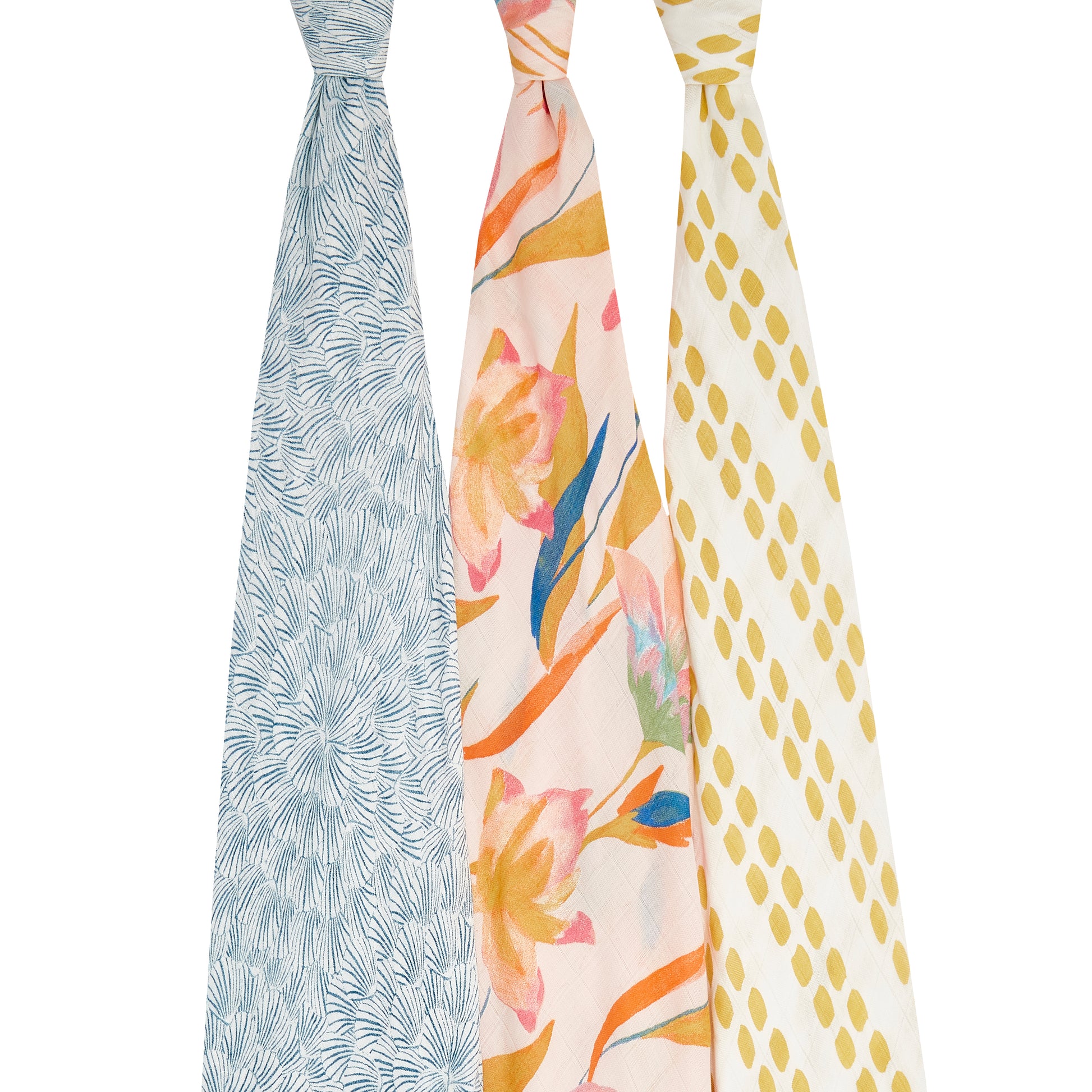 aden + anais™ silky soft vystyklai (3vnt.) - Tiny Humans