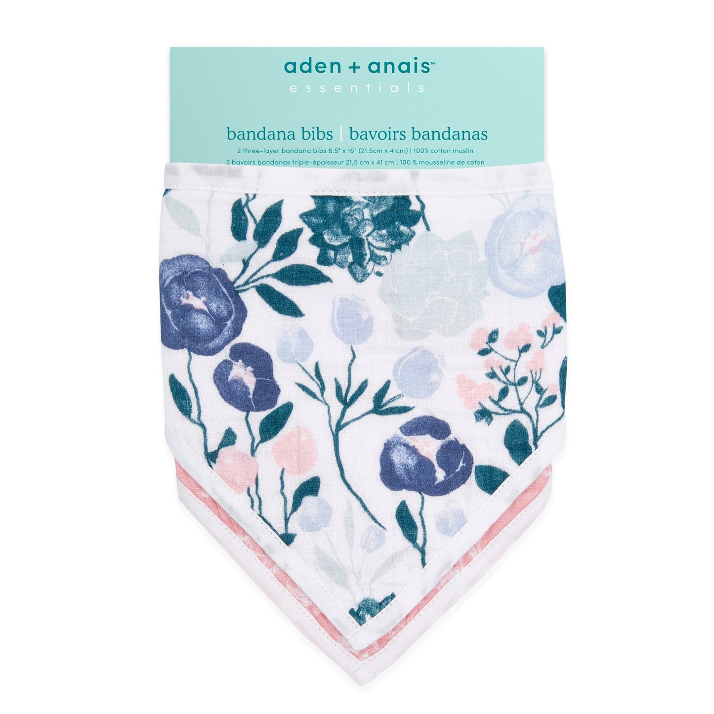 aden + anais™ essentials bandana bibs seilinukai (2vnt.) - Tiny Humans