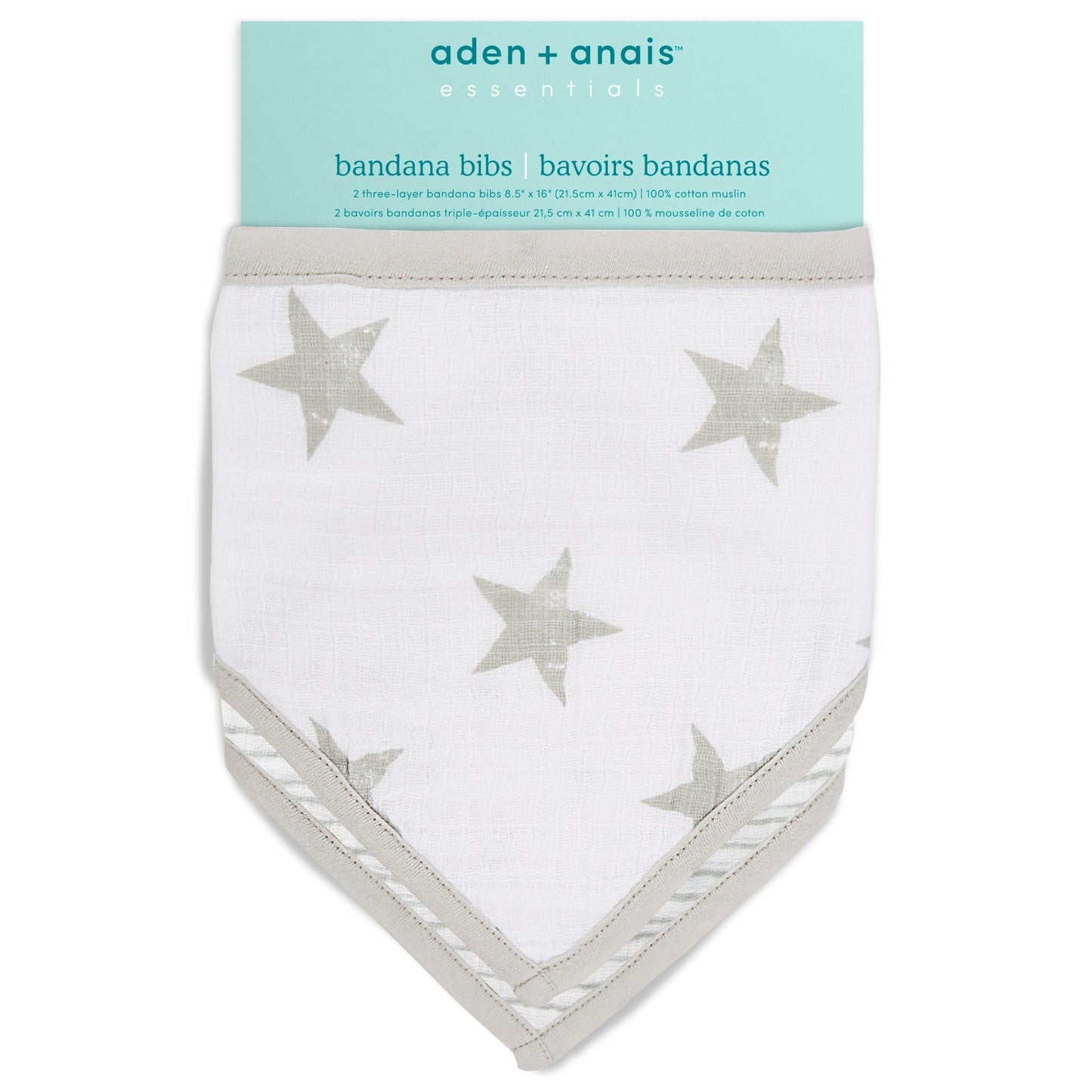aden + anais™ essentials bandana bibs seilinukai (2vnt.) - Tiny Humans