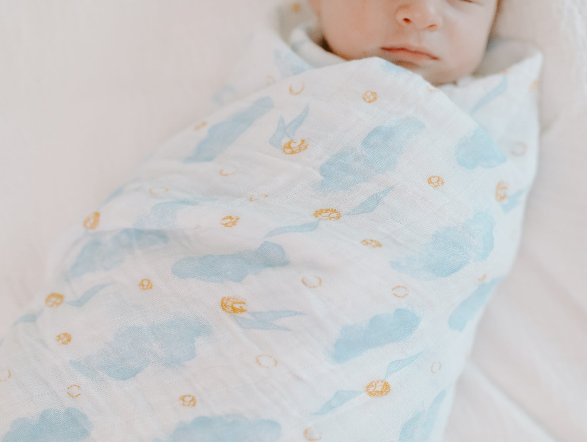 aden + anais™ organic muslin vystyklas - Tiny Humans