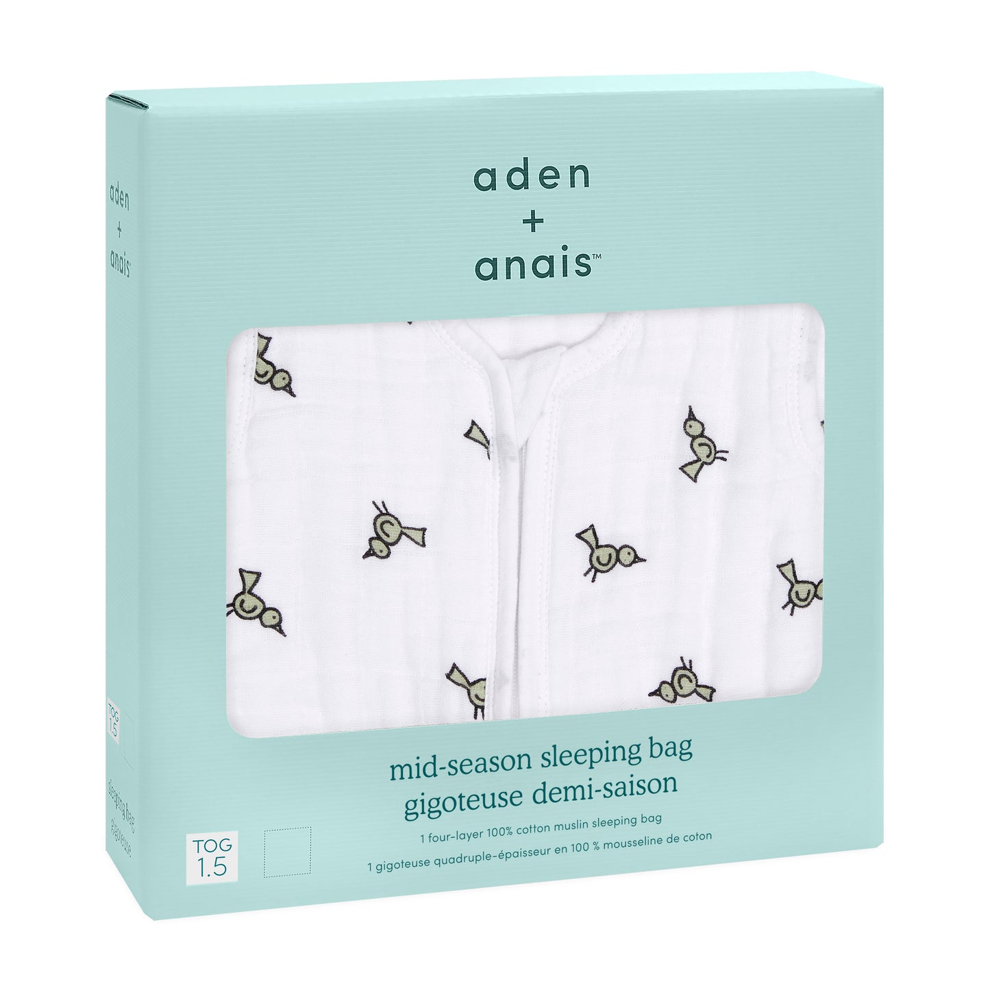 aden+anais™ 1.5 TOG sezoninis miegmaišis - Tiny Humans