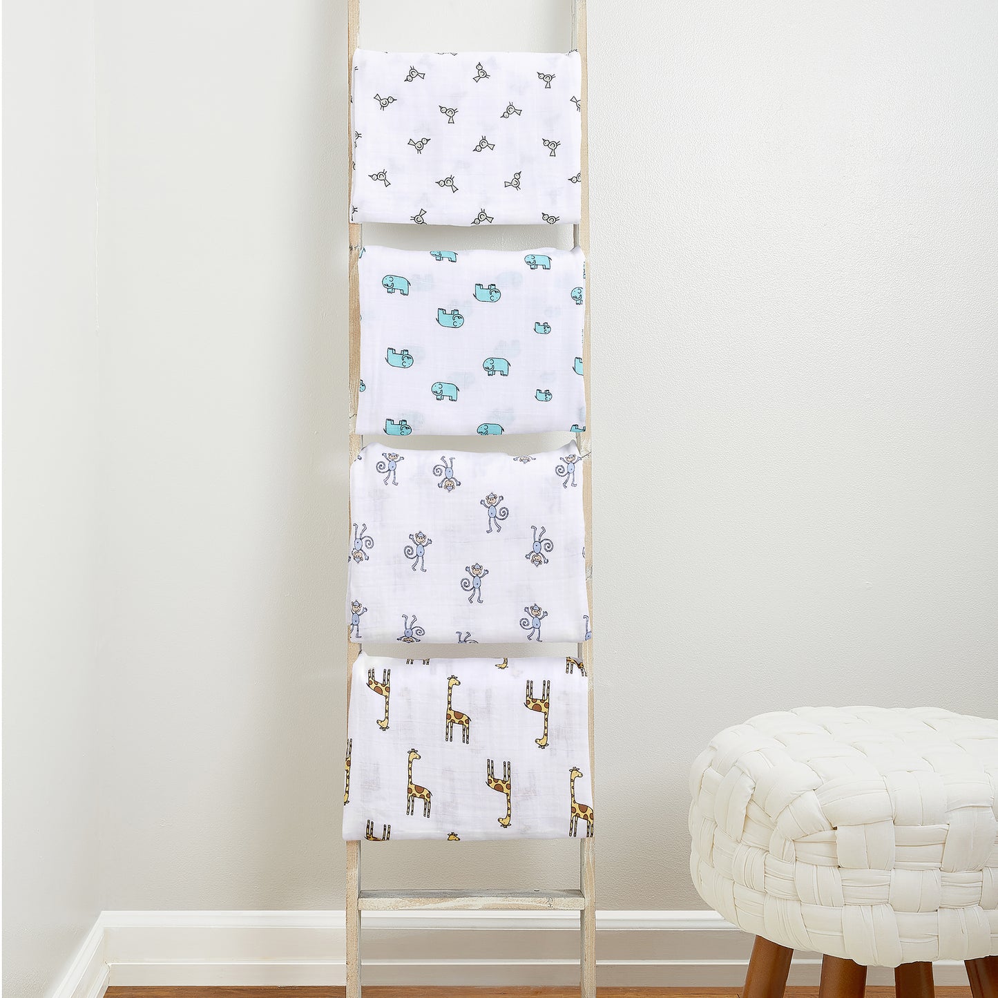 aden + anais™ Boutique muslin vystyklai (4 vnt.) - Tiny Humans