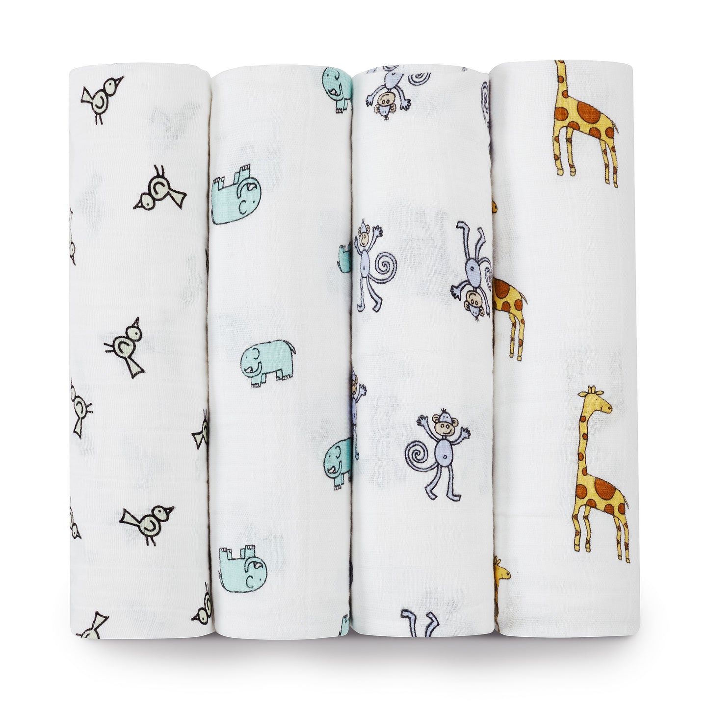 aden + anais™ Boutique muslin vystyklai (4 vnt.) - Tiny Humans