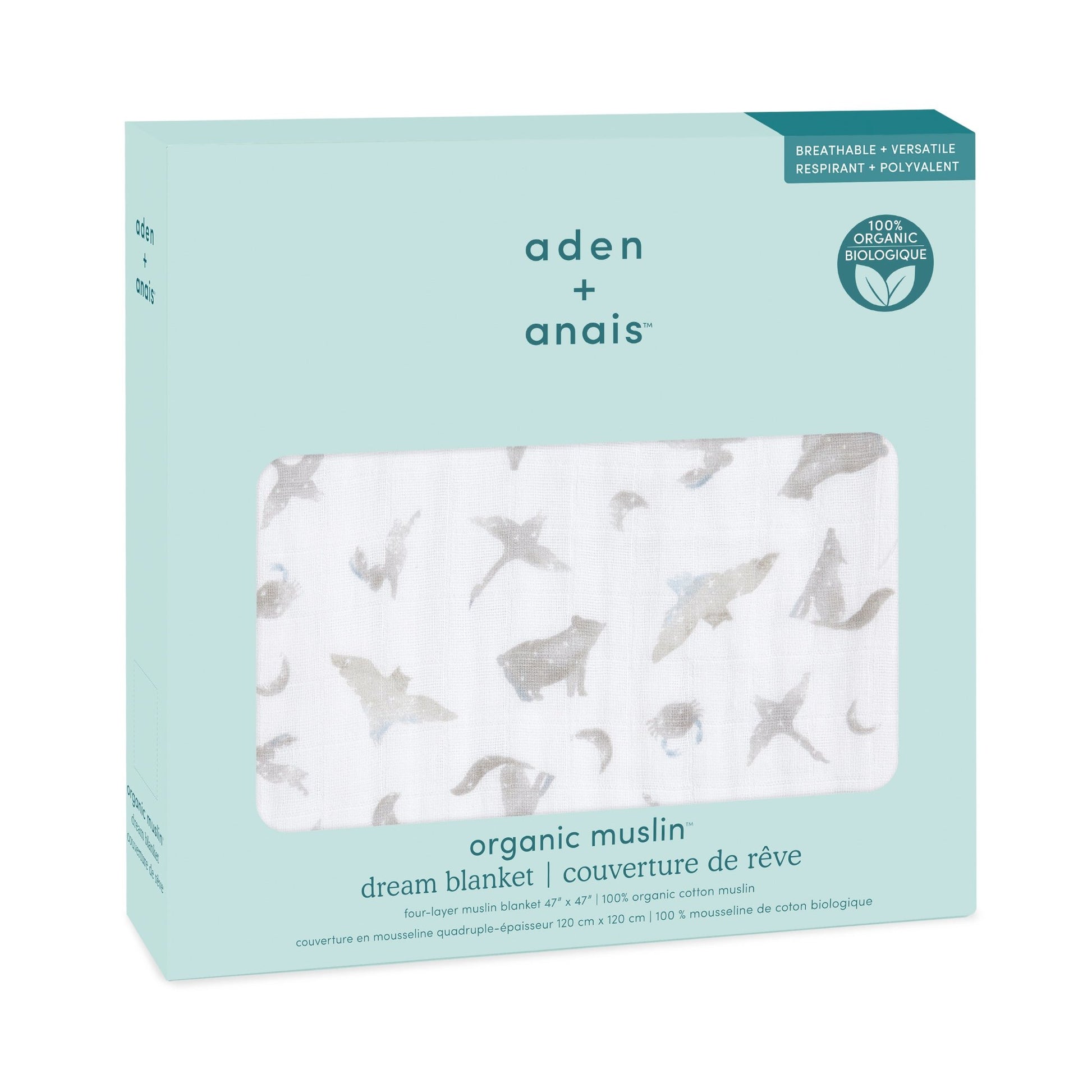 aden+anais™ dream blanket™ Organic antklodė - Tiny Humans