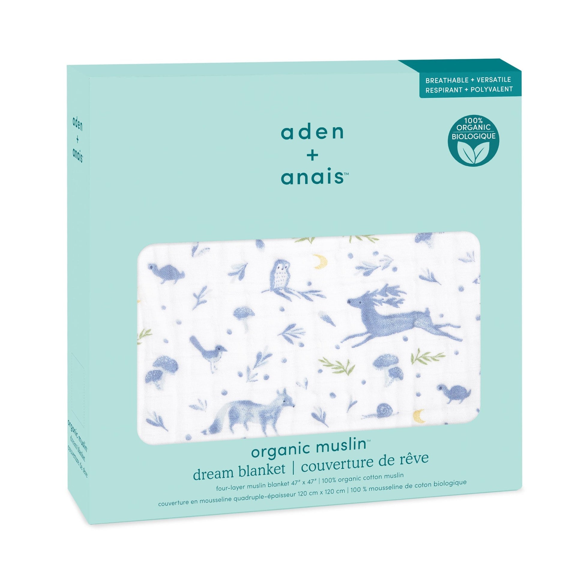 aden+anais™ dream blanket™ Organic antklodė - Tiny Humans