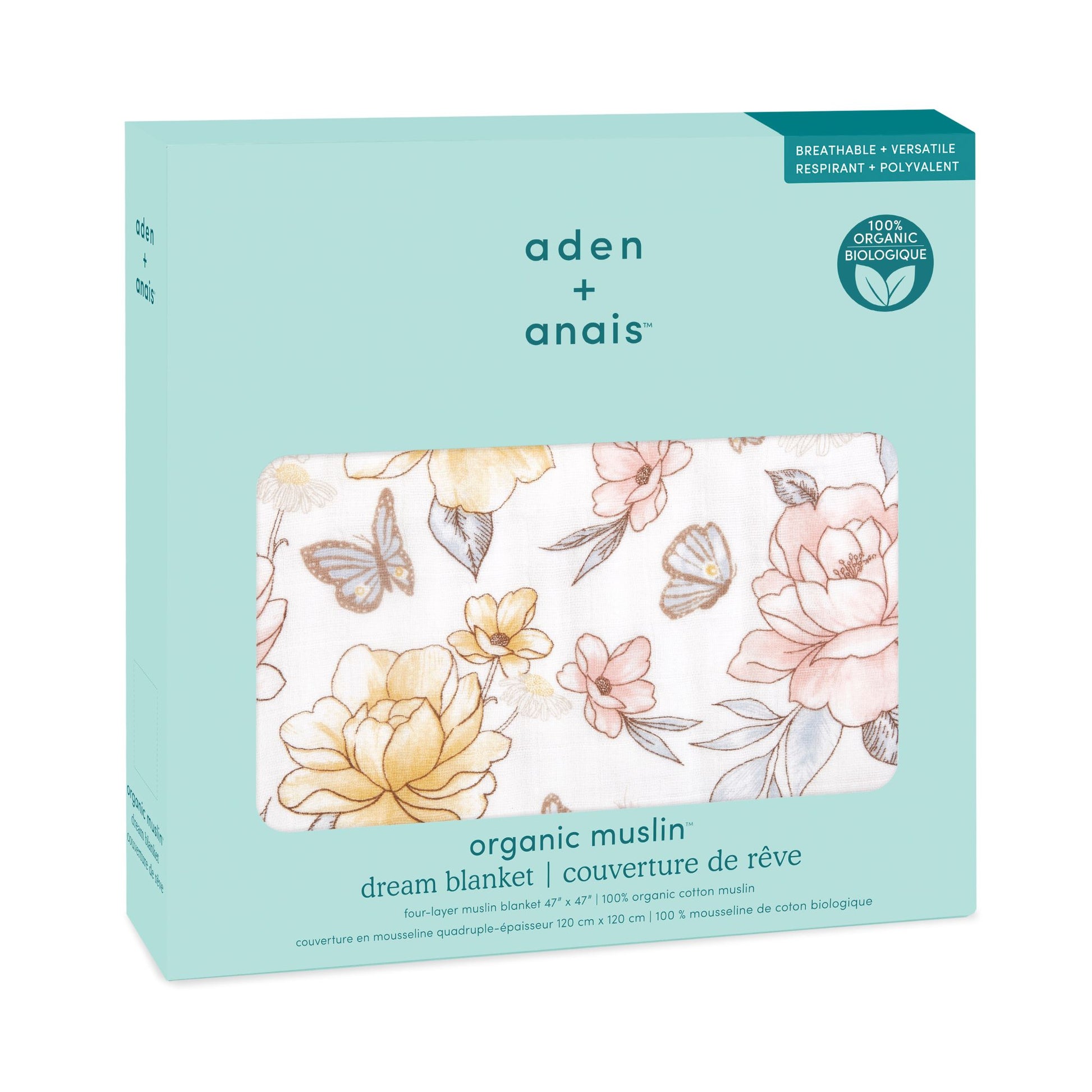 aden+anais™ dream blanket™ Organic antklodė - Tiny Humans