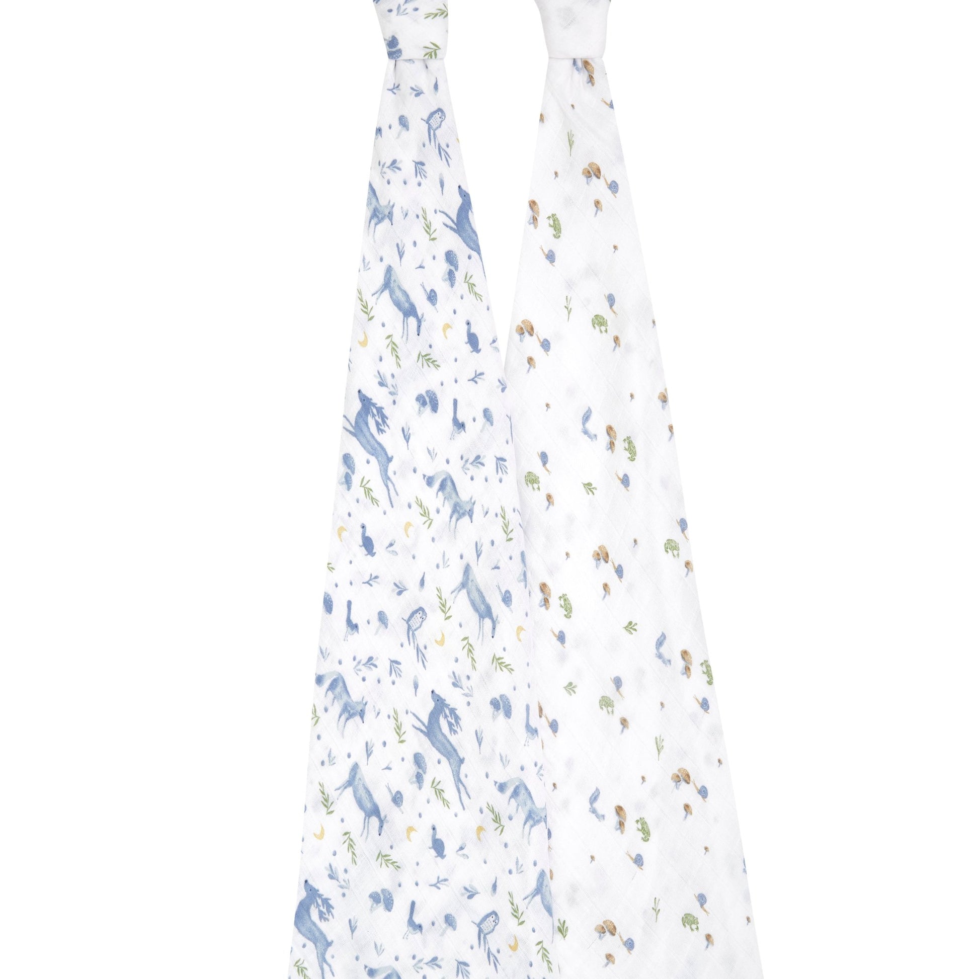 aden + anais™ organic muslin vystyklai (2 vnt.) ištrint - Tiny Humans