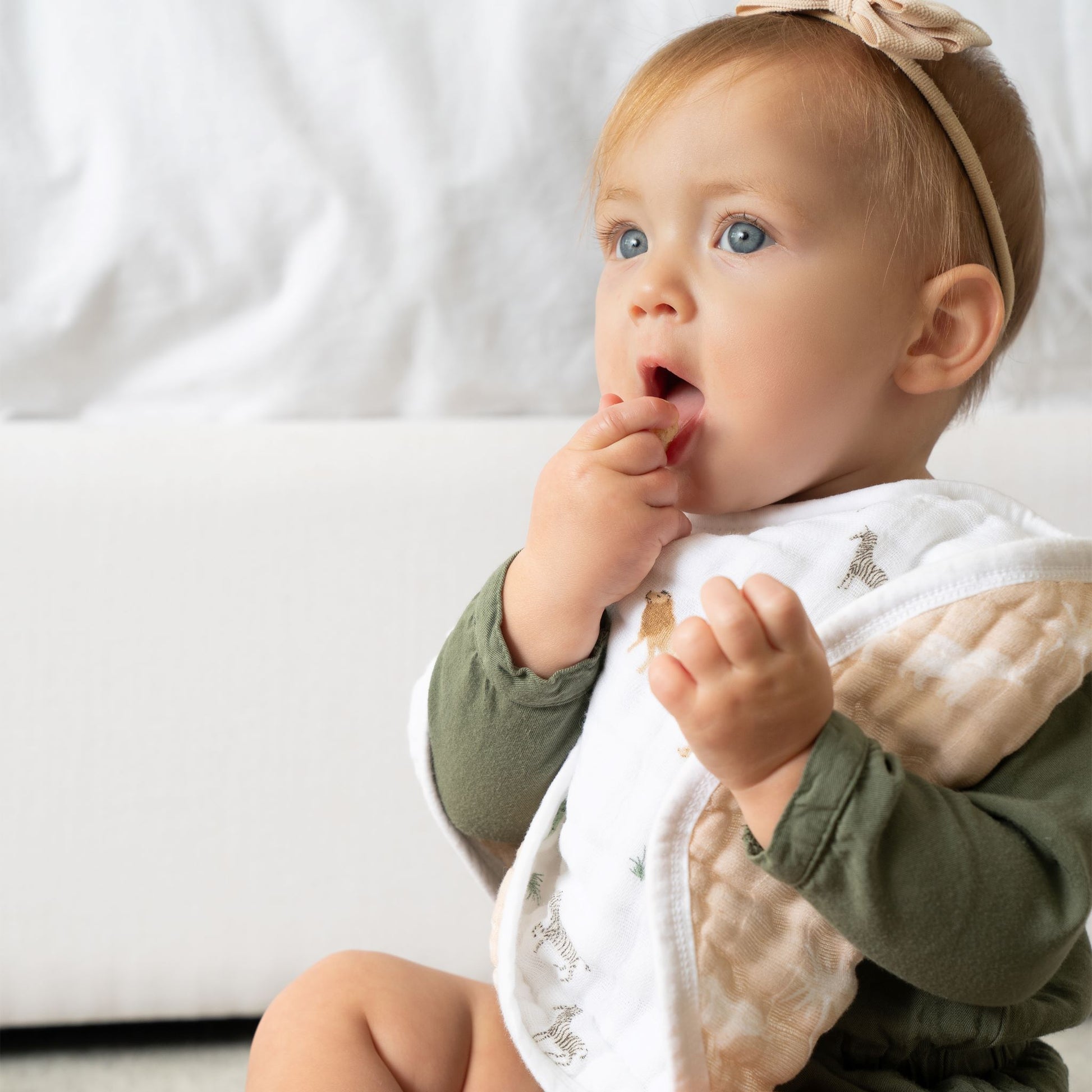 aden + anais™ Organic burpy bib seilinukas (2 vnt.) - Tiny Humans