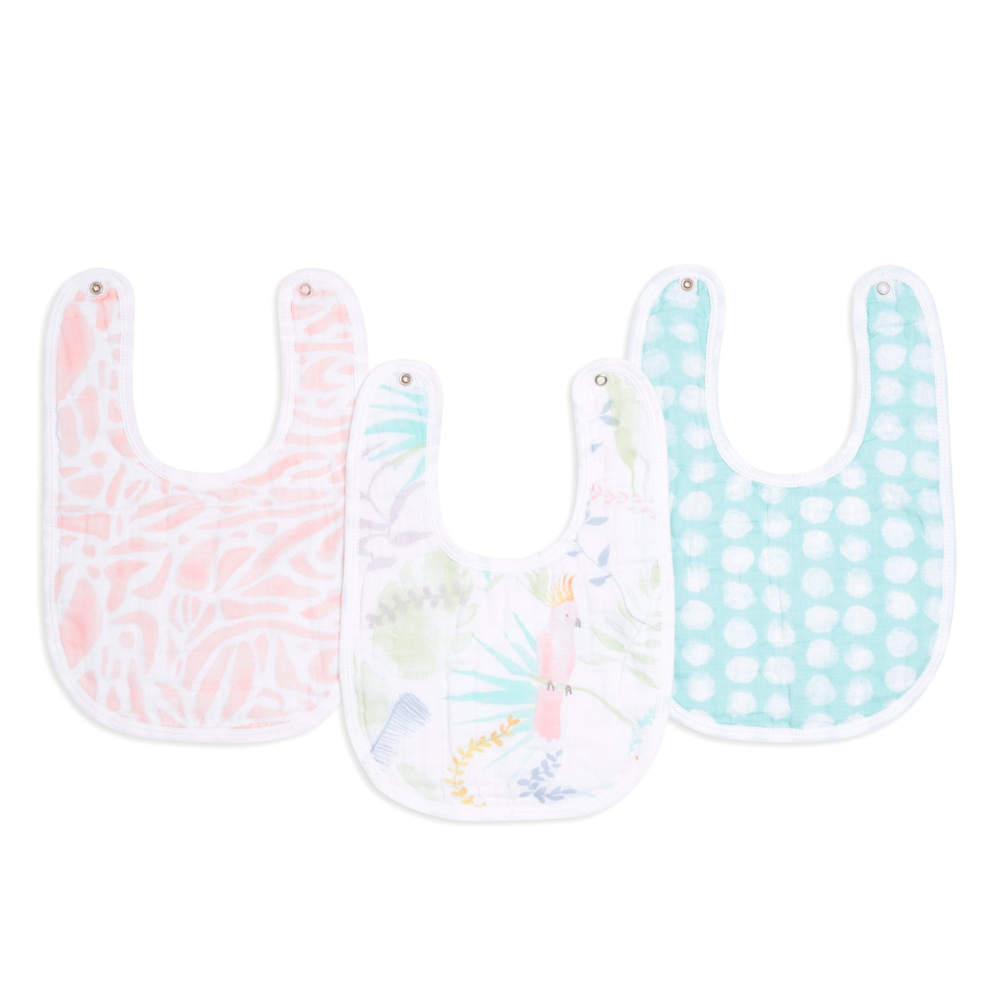 aden + anais™ snap bibs užsegami seilinukai (3 vnt.) - Tiny Humans