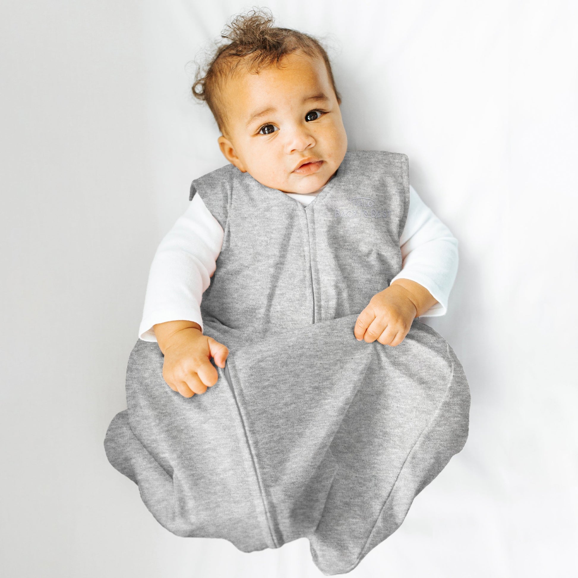 HALO SLEEPSACK® Heather Grey miegmaišis 0.5 TOG - Tiny Humans