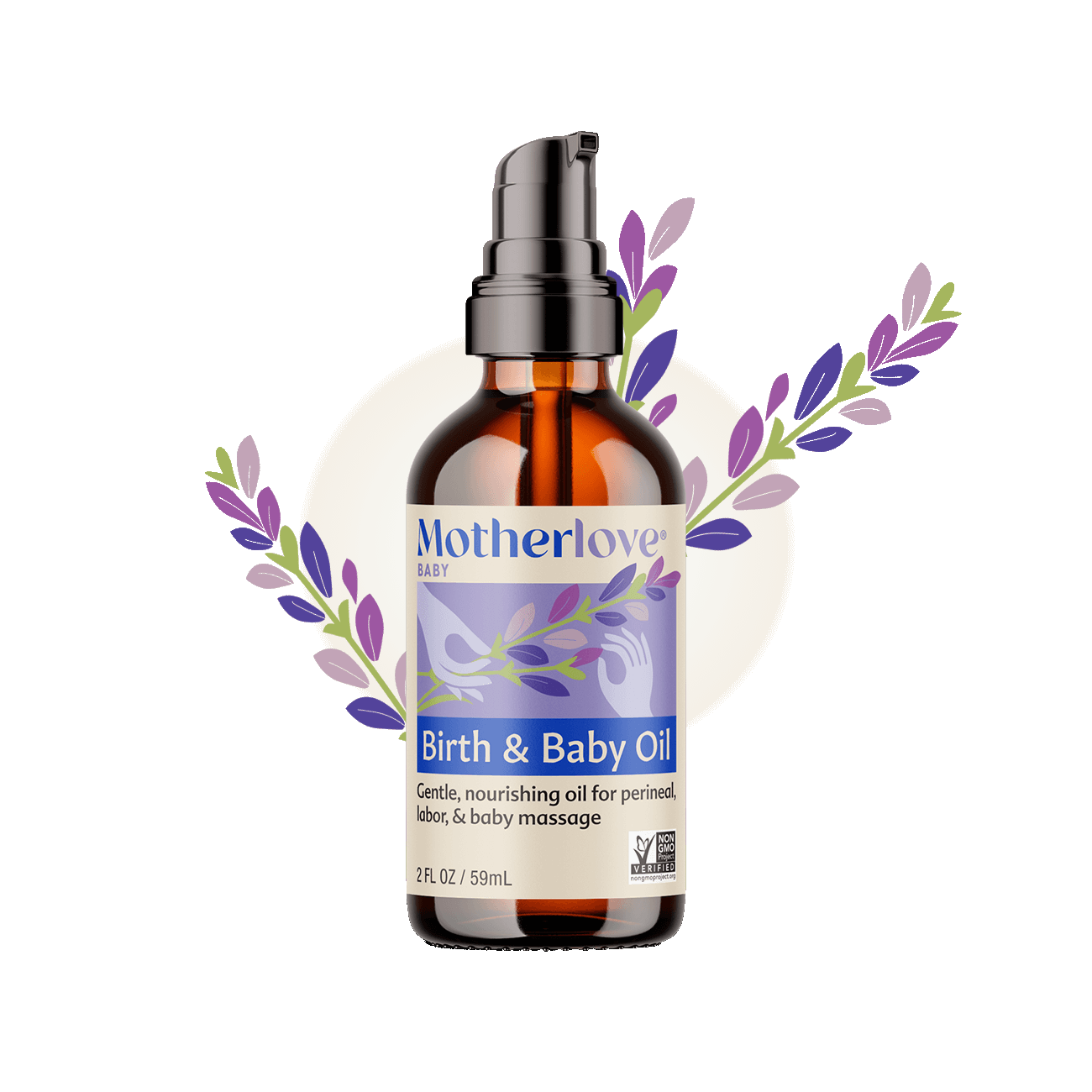 Motherlove® Birth & Baby Oil mamos ir kūdikio odos priežiūros aliejus - Tiny Humans