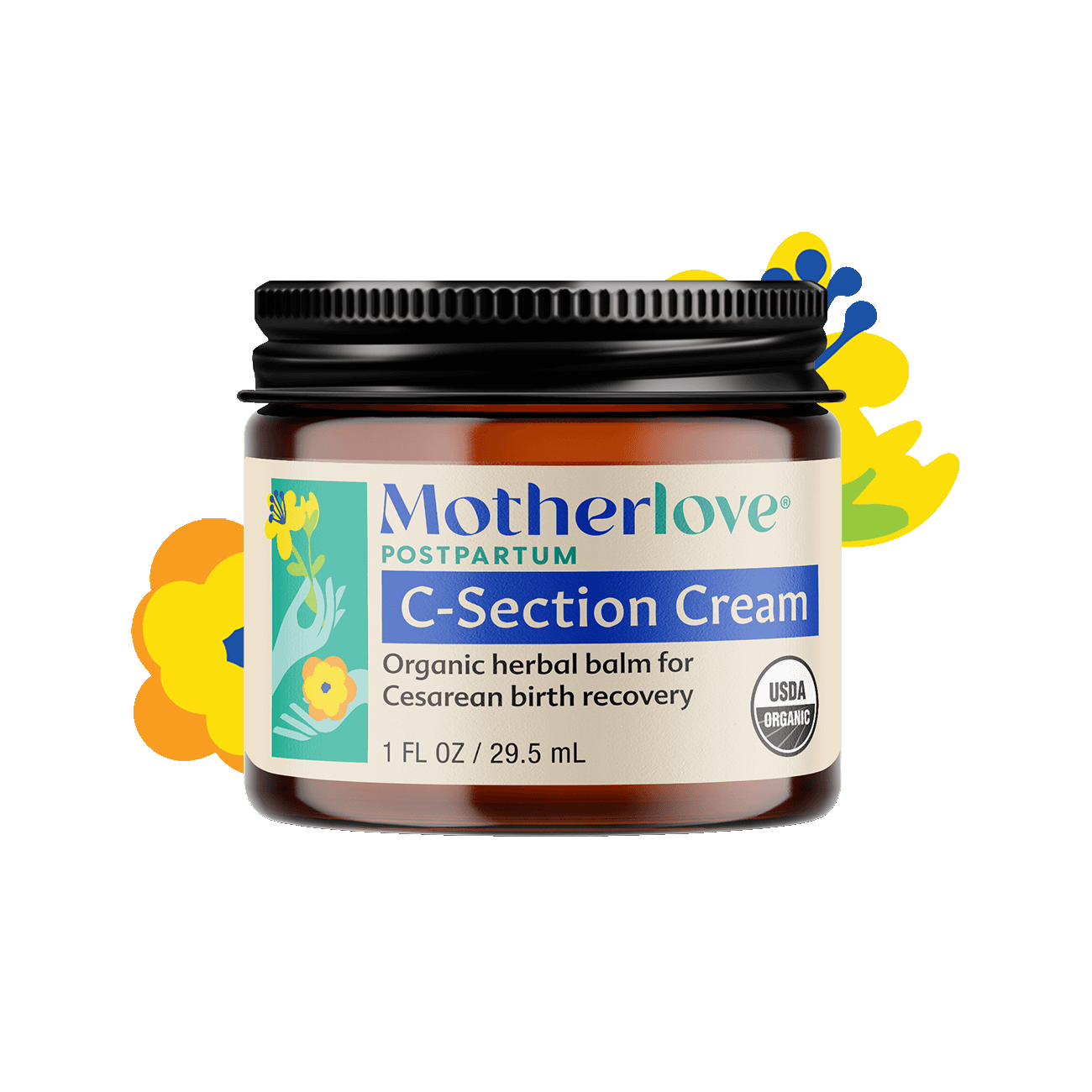 Motherlove® C-Section Cream balzamas po Cezario pjūvio - Tiny Humans