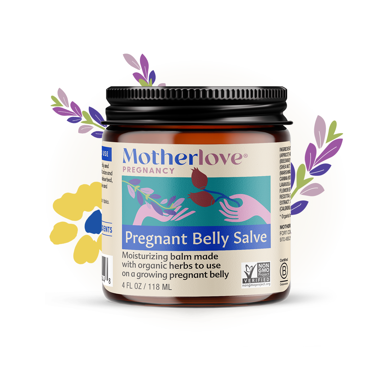 Motherlove® Pregnant Belly Salve balzamas - Tiny Humans