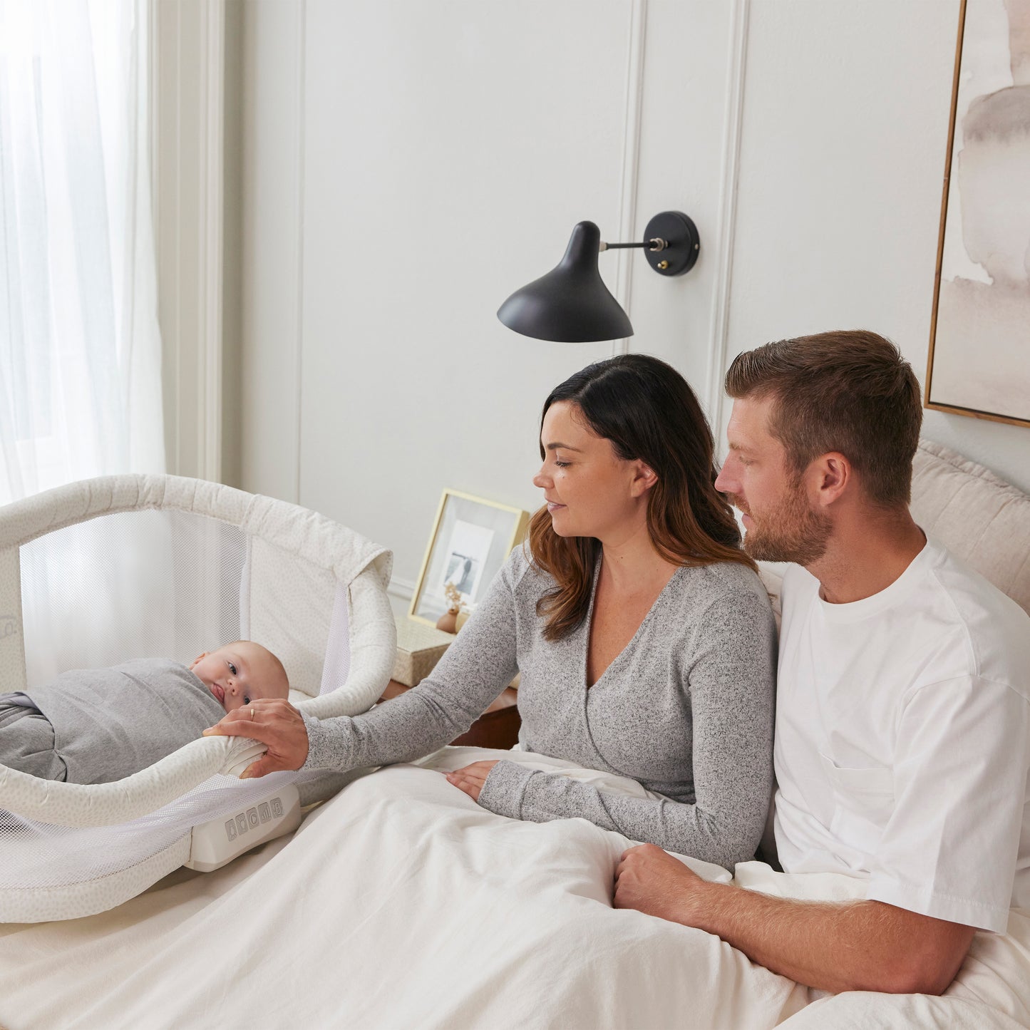 HALO® BassiNest® + HALO® BassiNest® Fitted Sheet paklodė - Tiny Humans