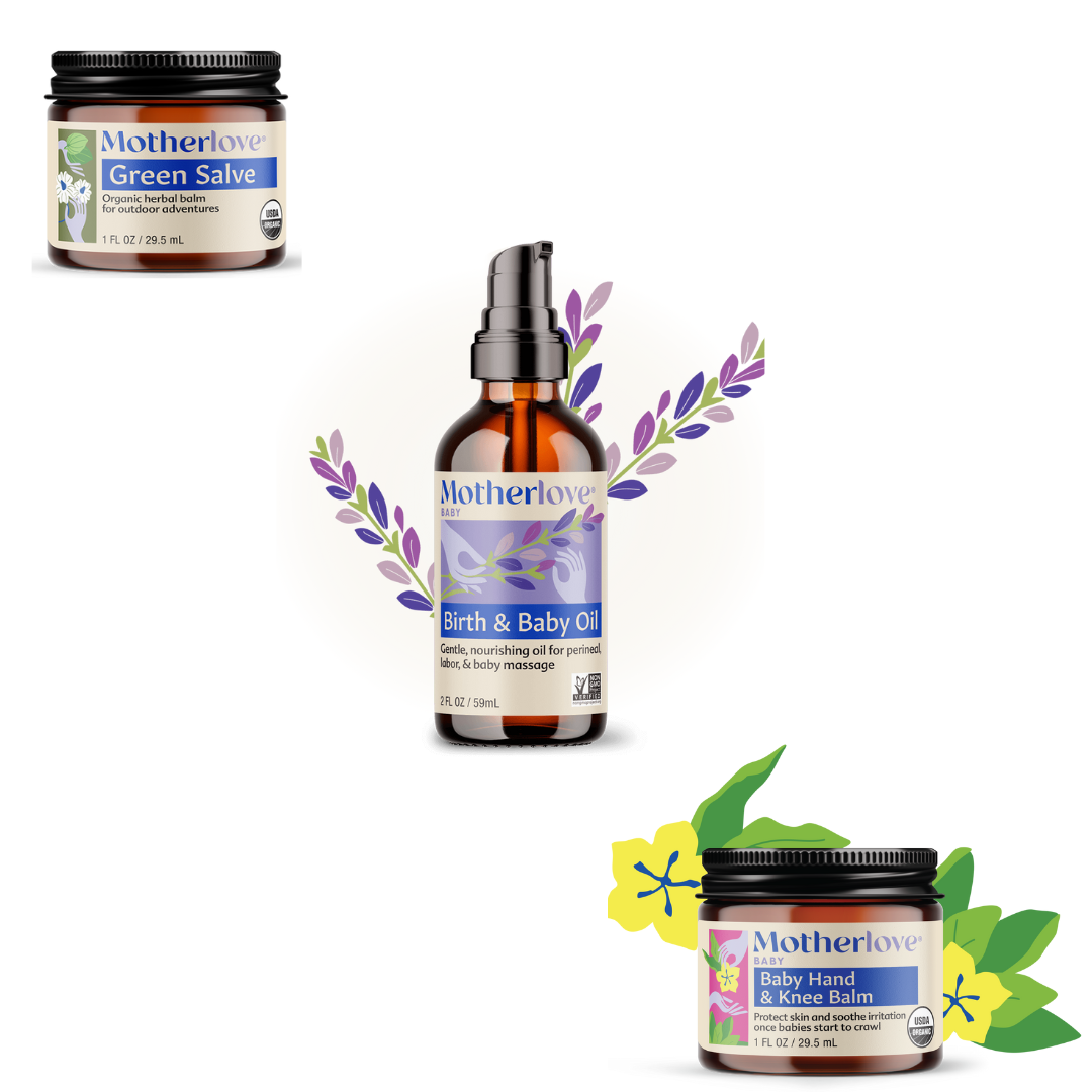 Motherlove® Kūdikių odos priežiūros rinkinys - Tiny Humans