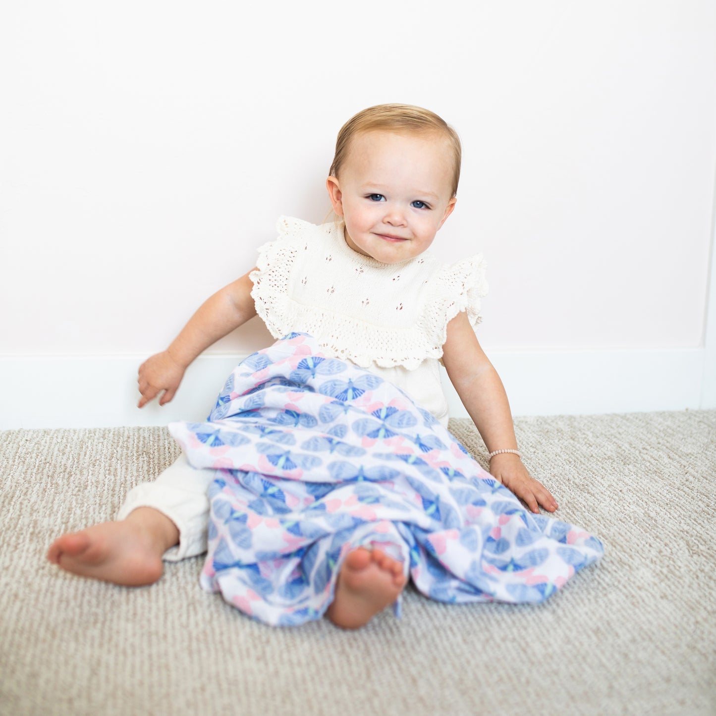 aden + anais™ organic cotton muslin merliukai (3 vnt.) - Tiny Humans
