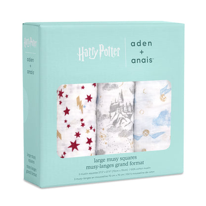 aden + anais™ organic cotton muslin merliukai (3 vnt.) - Tiny Humans