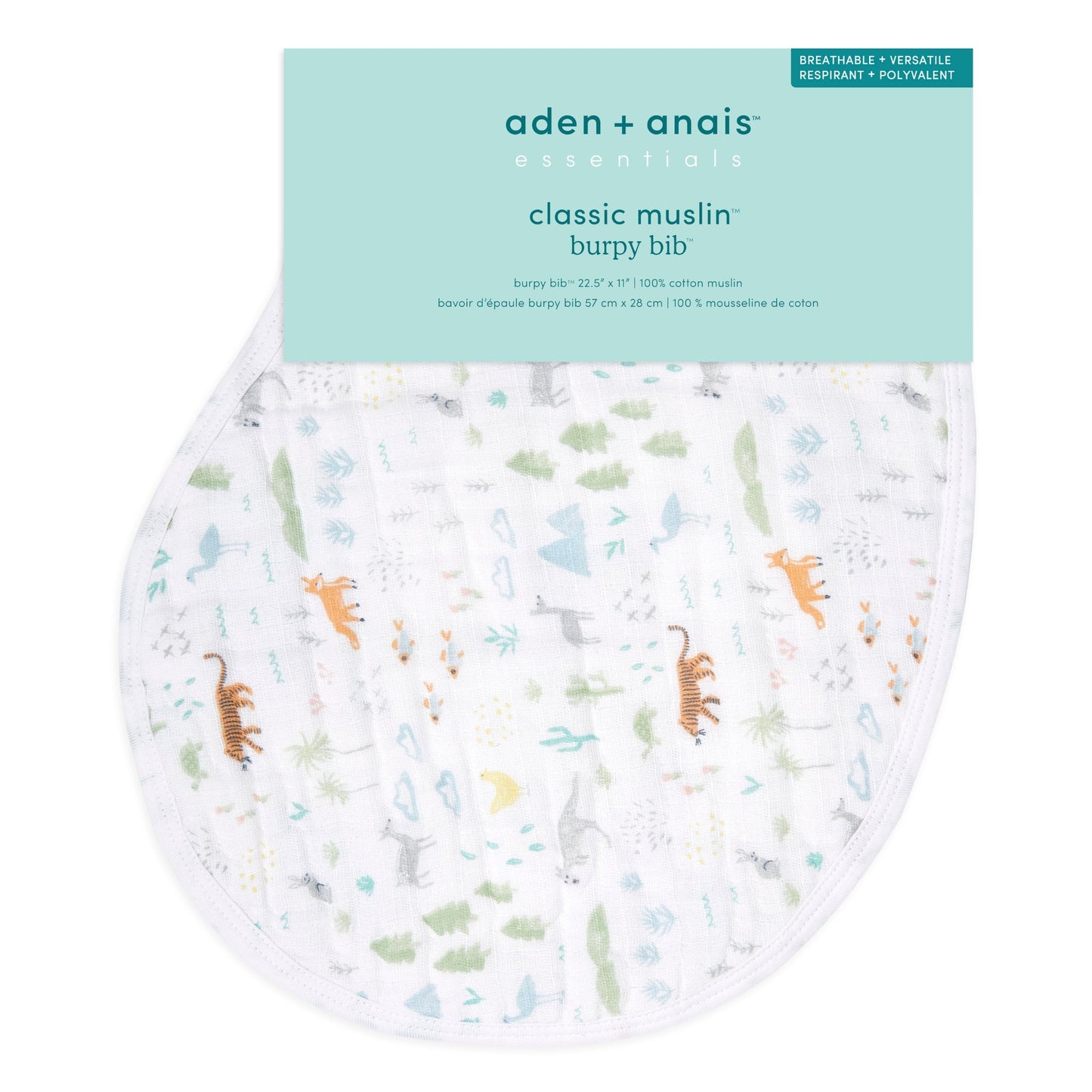 aden + anais™ essentials burpy bib seilinukas - Tiny Humans