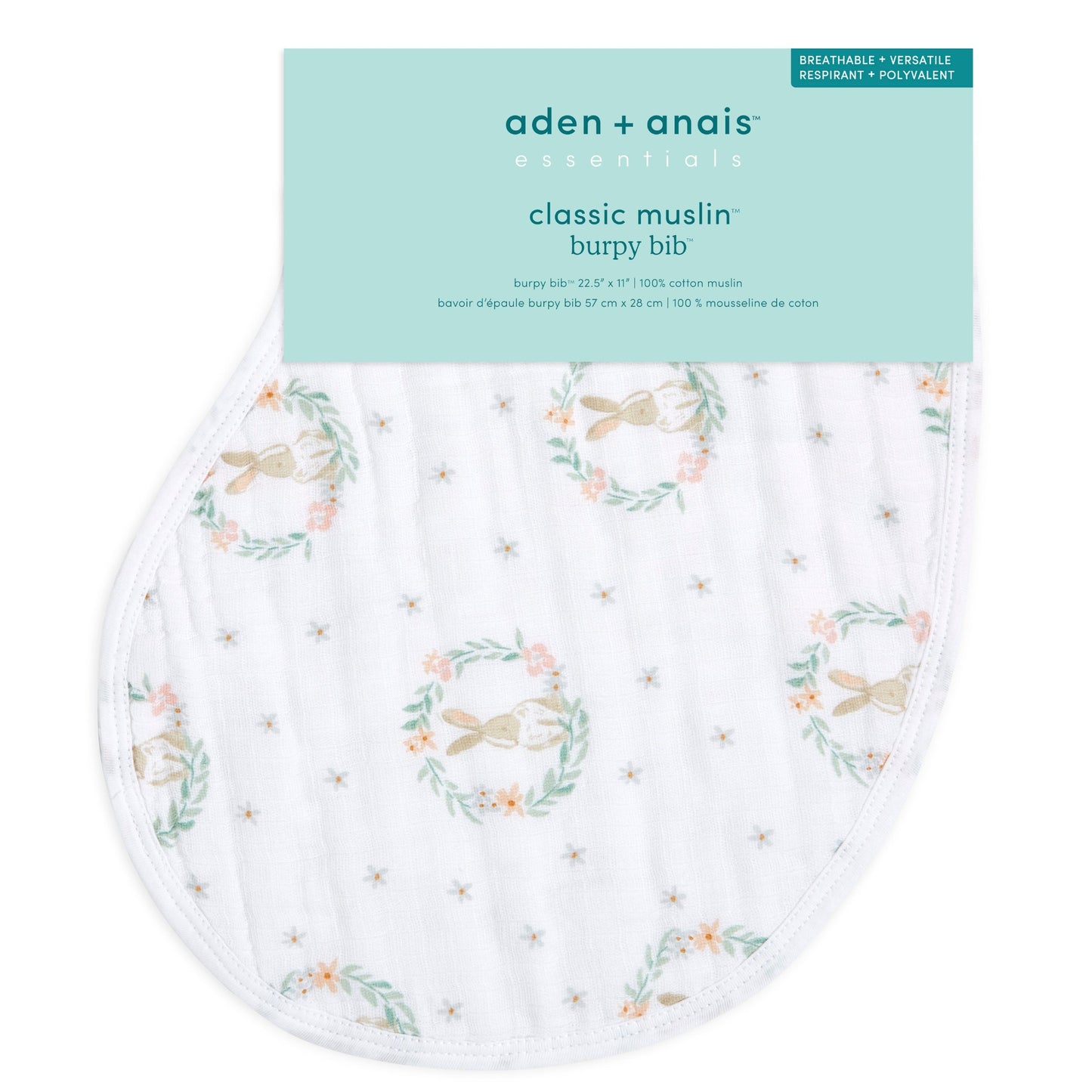 aden + anais™ essentials burpy bib seilinukas - Tiny Humans